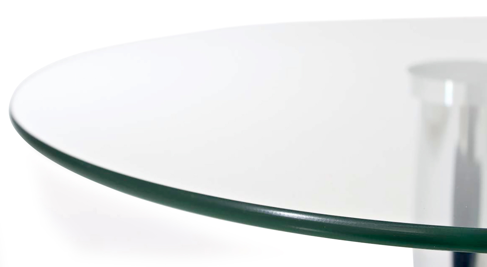 Table en verre ronde Ikarus Ø 50 cm