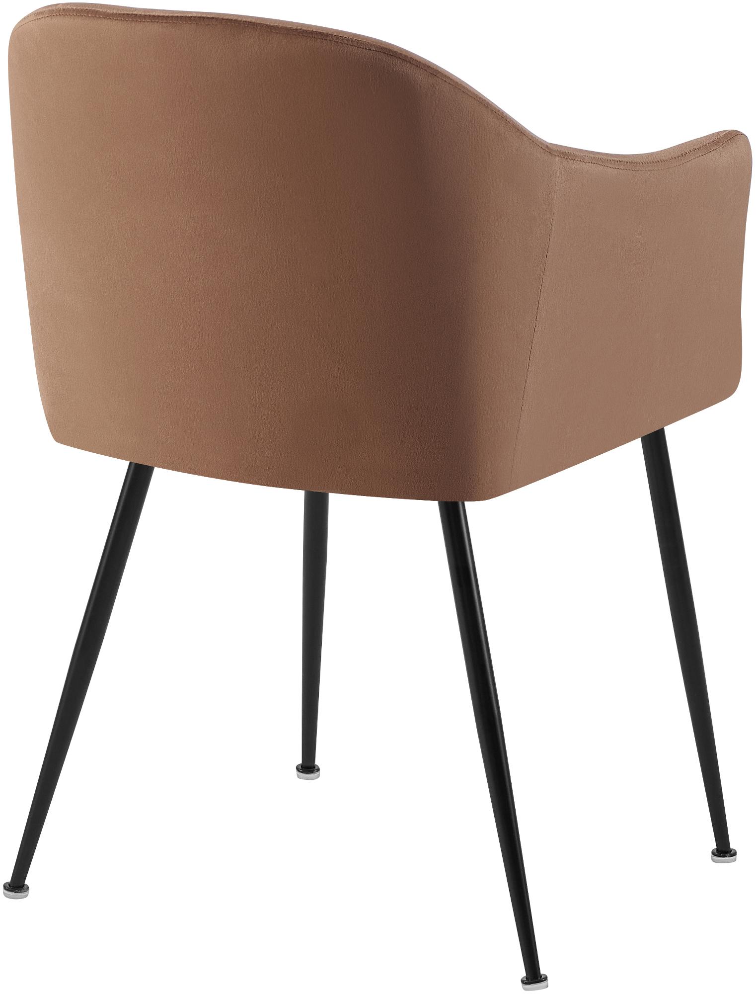 Chaise de salle à manger Jaysie velours