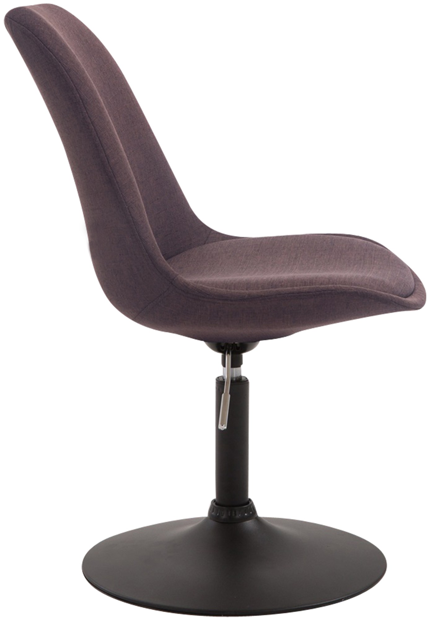 Chaise de salle à manger Maverick tissu avec pied trompette