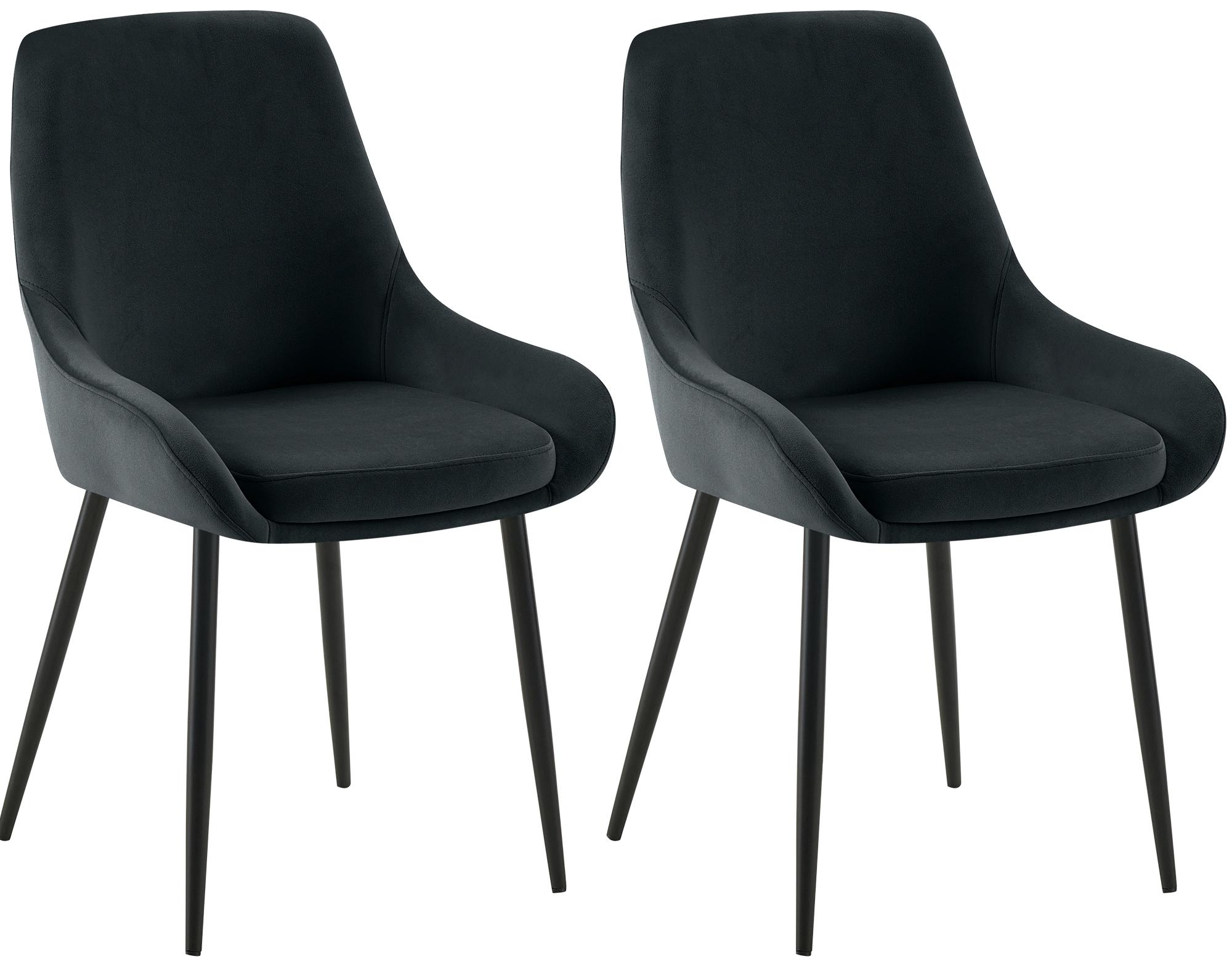 Lot de 2 chaises de salle à manger Elmira