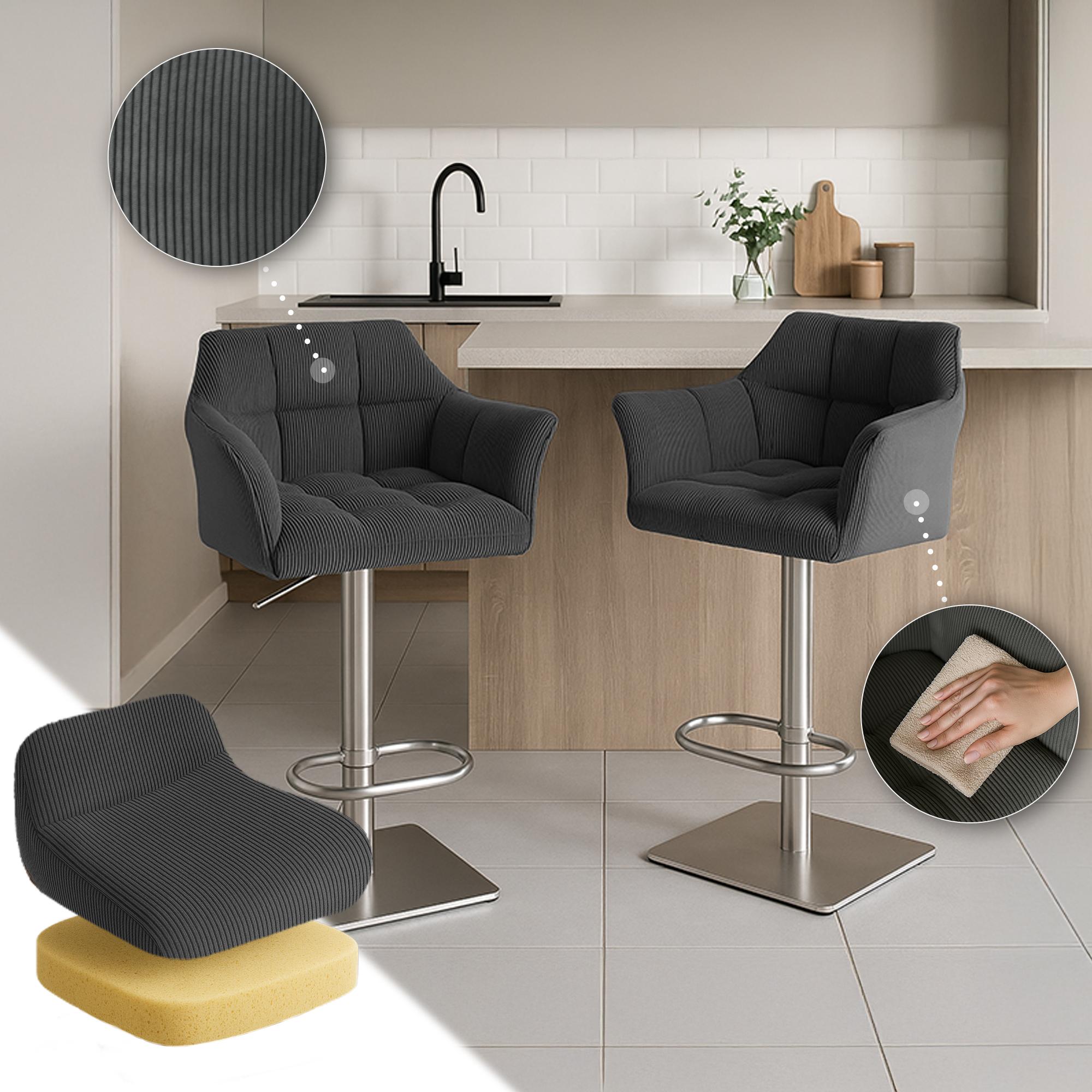 Tabouret de bar Damaso Cord