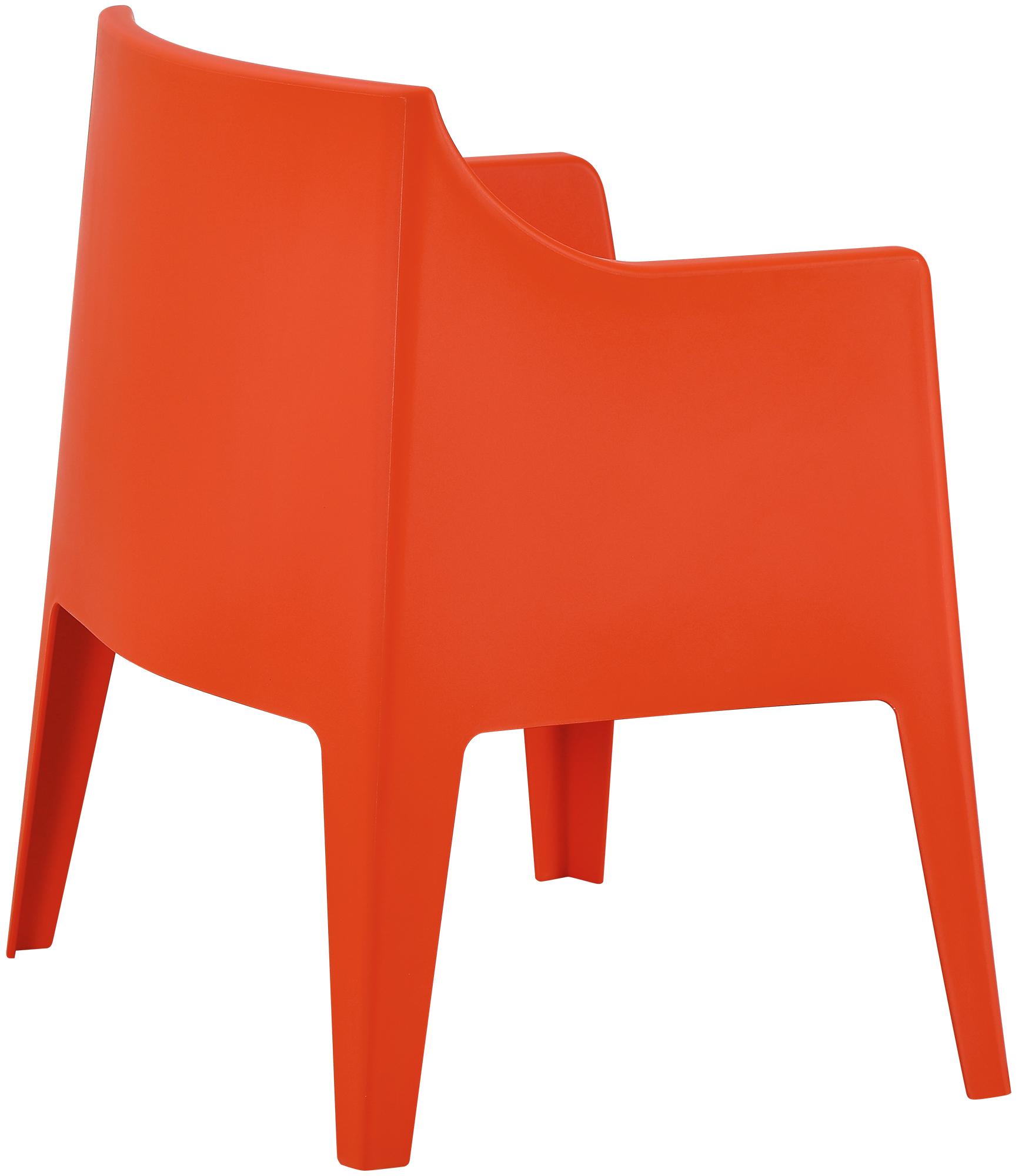 Lot de 6 Chaises de Jardin Bartal Empilables en Polypropylène Résistant aux UV et Intempéries - Fauteuils d'Extérieur Design
