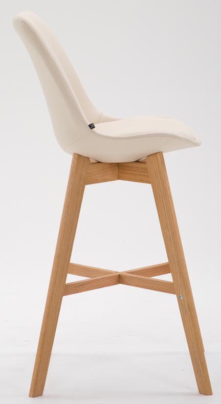 Lot de 2 tabourets de bar Cannes en similicuir