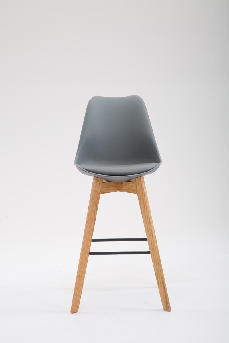 Tabouret de bar Metz à coque plastique