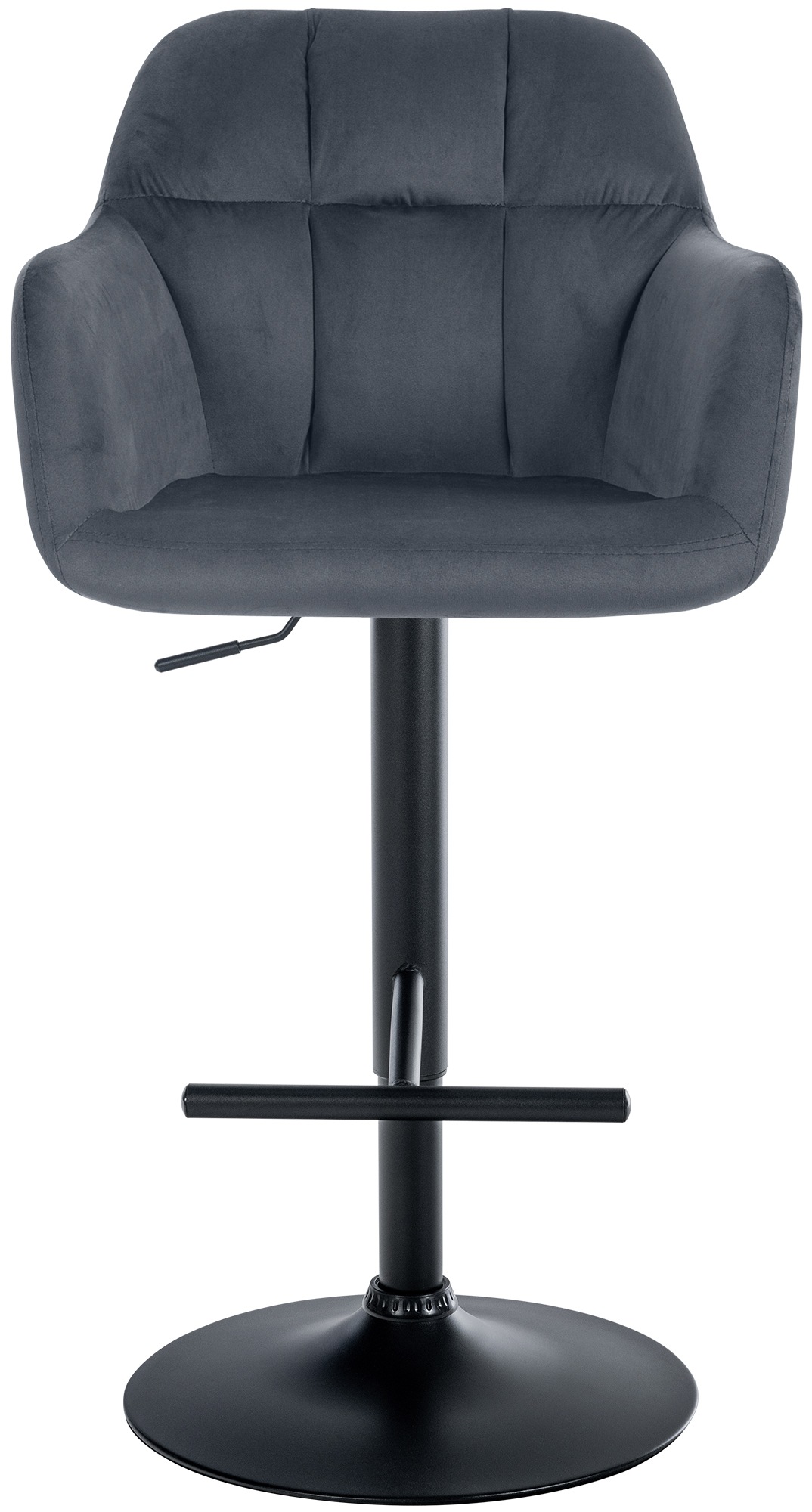 Tabouret de bar Natoma velours