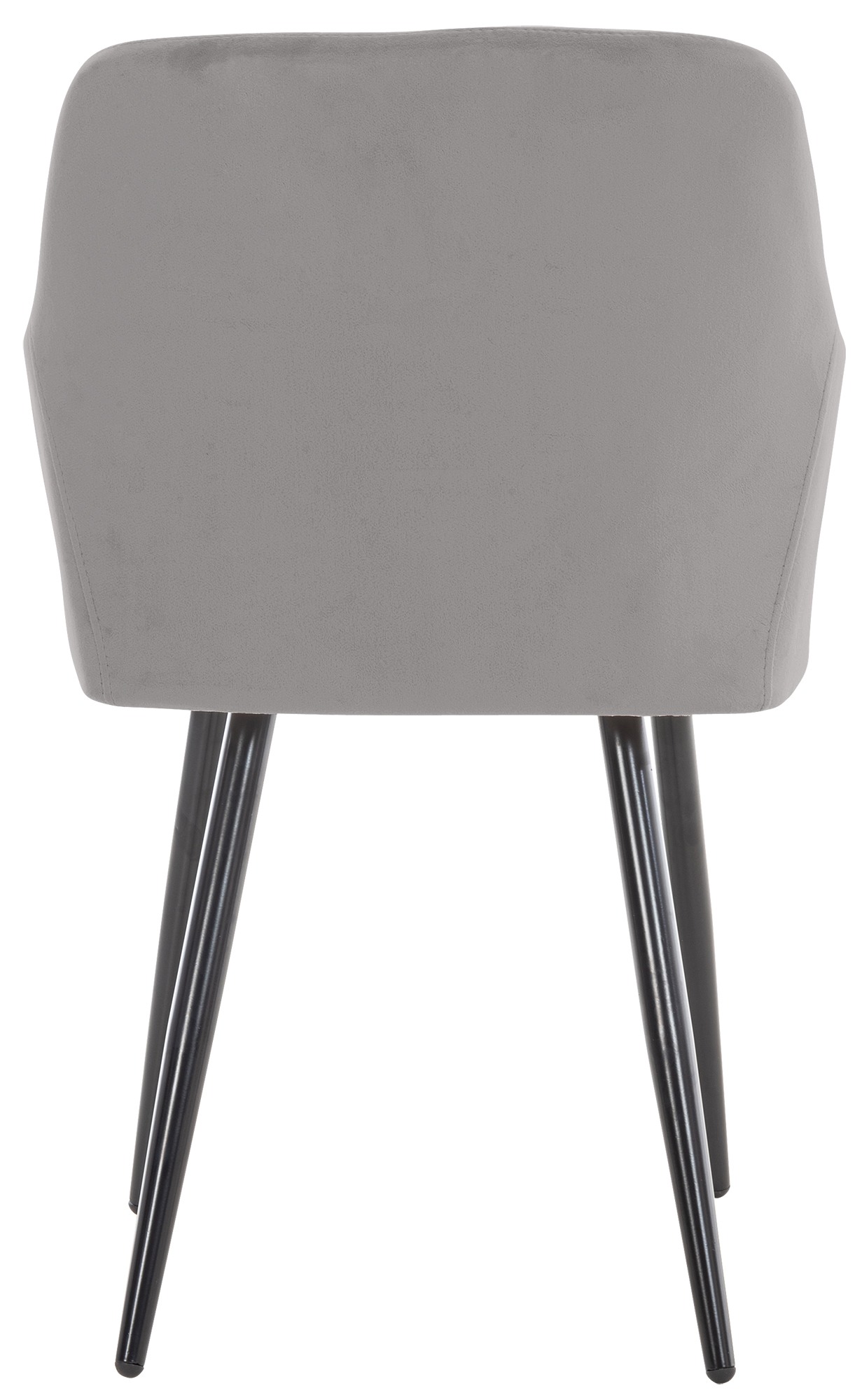 Lot de 4 chaises de salle à manger Shila avec Piètement en Métal noir