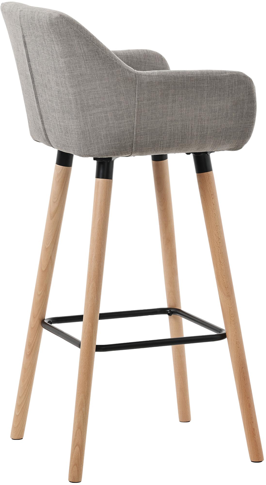 Lot de 2 tabourets de bar Grant en tissu