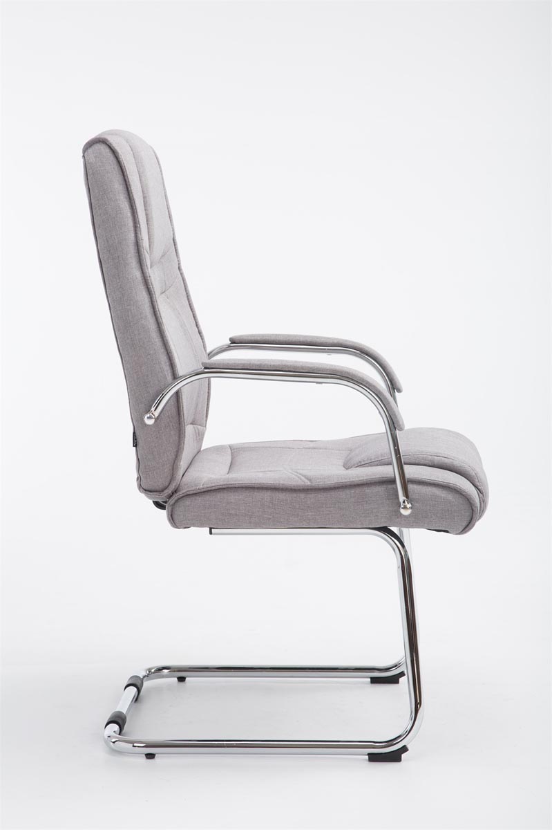 Chaise visiteur Attila tissu