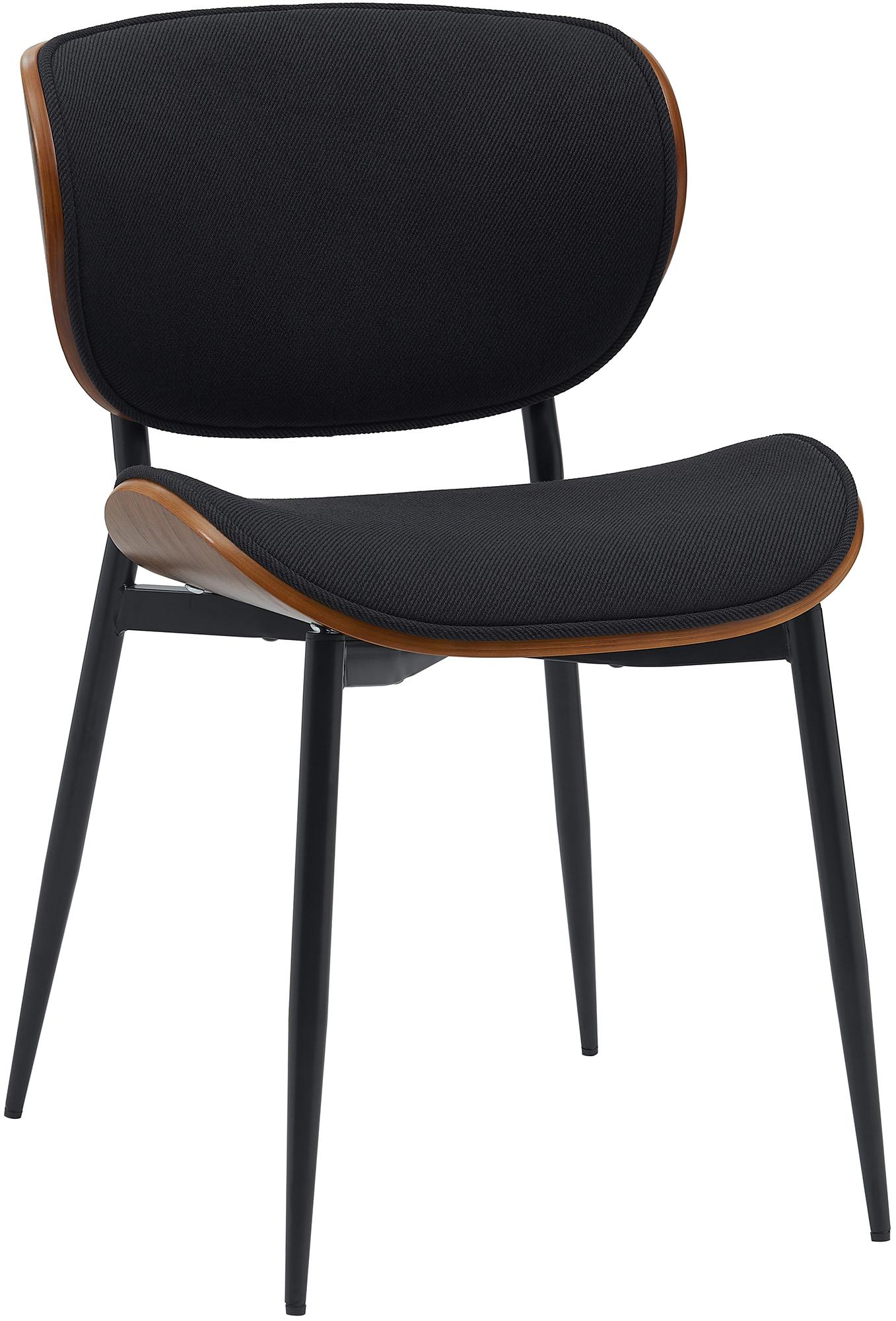 Chaise Enid habillée de similicuir ou de tissu