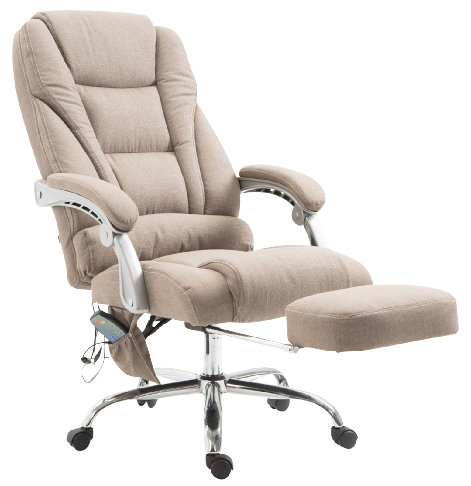 Fauteuil de bureau Pacific avec fonction massage tissu