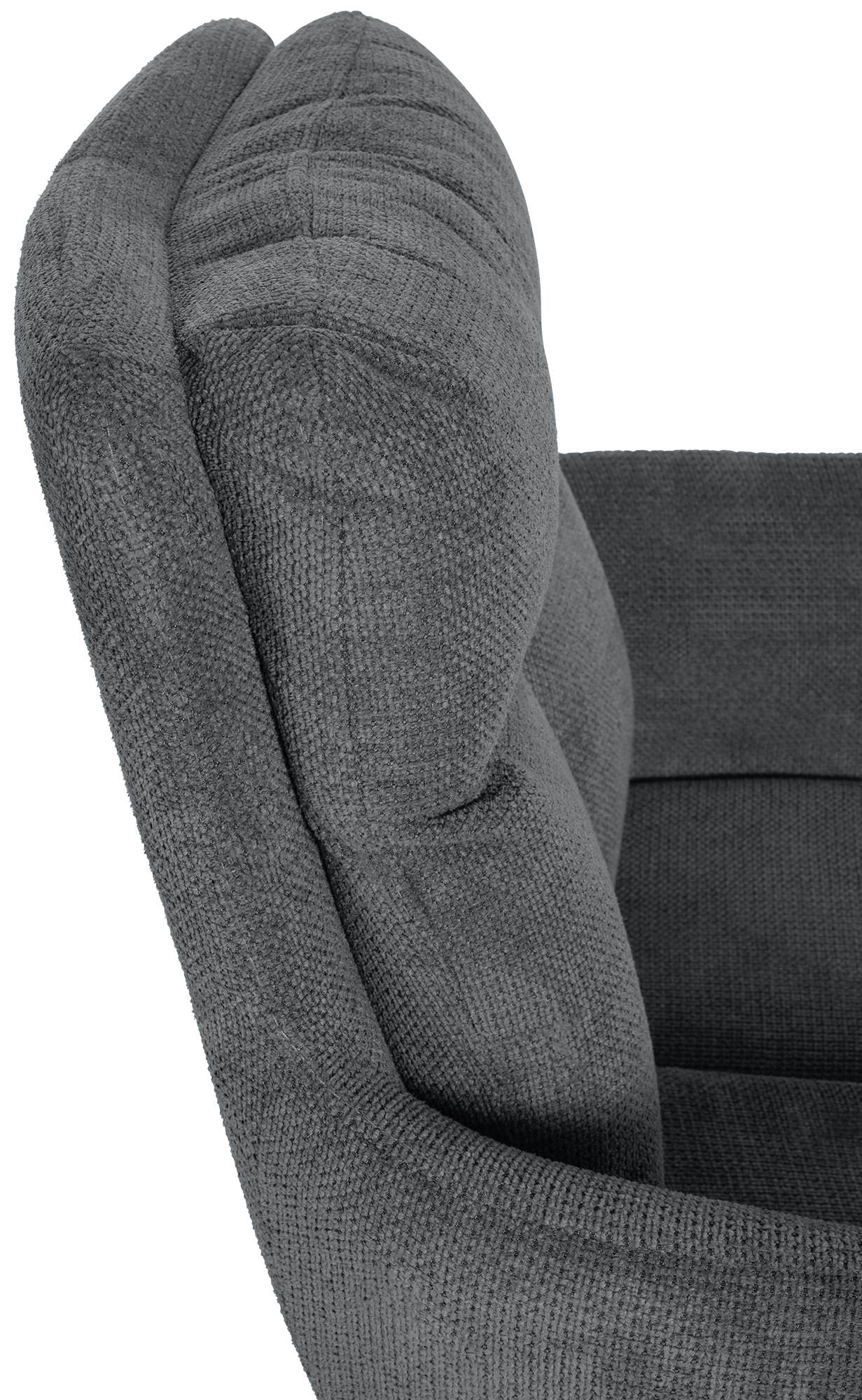 Lot de 2 chaises de salle à manger Vilas tissu