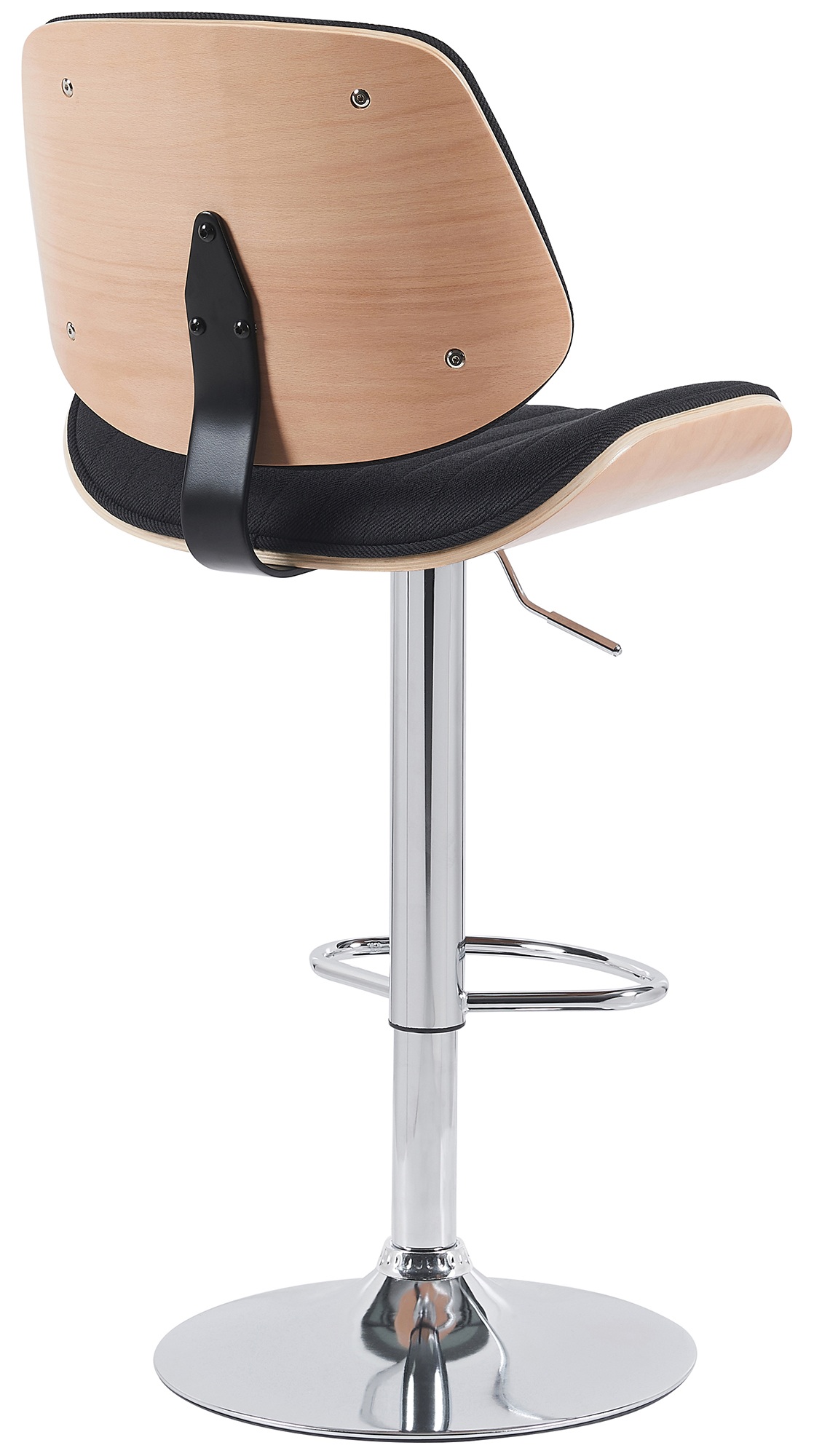 Lot de 2 tabourets de bar Clawson tissu