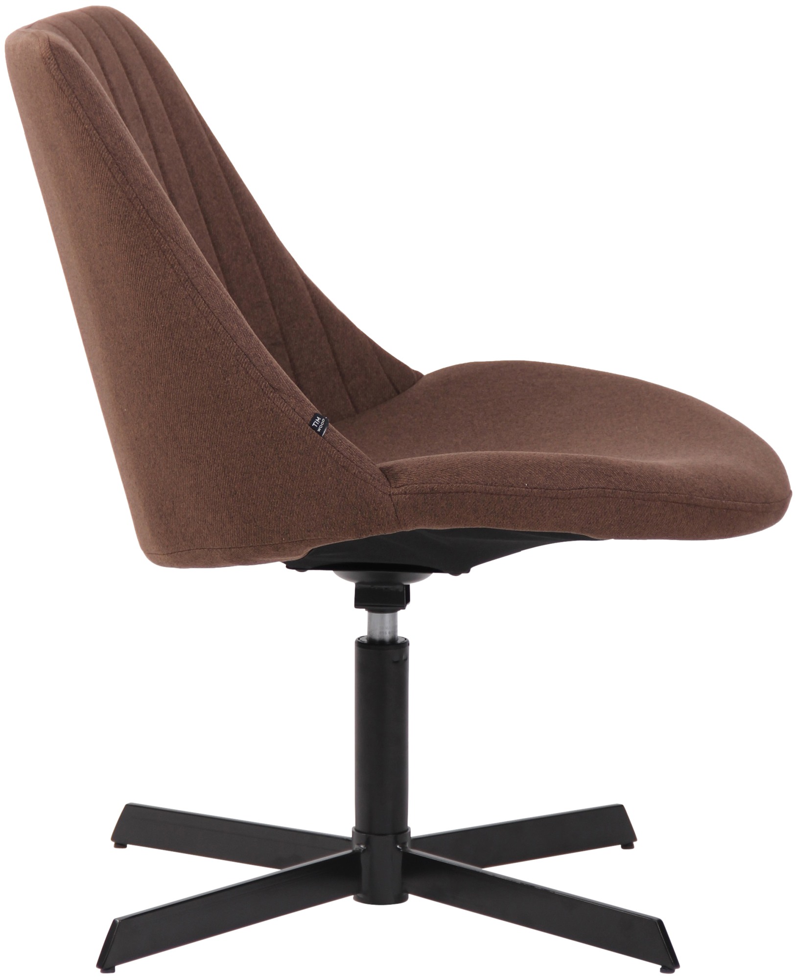 Chaise lounge Granby en Tissu avec Pied en métal