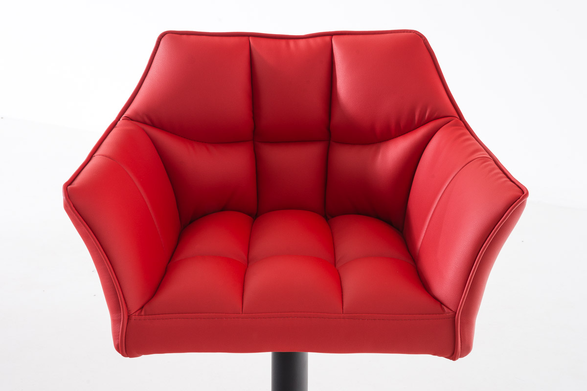 Tabouret de bar Damaso avec revetement en similicuir