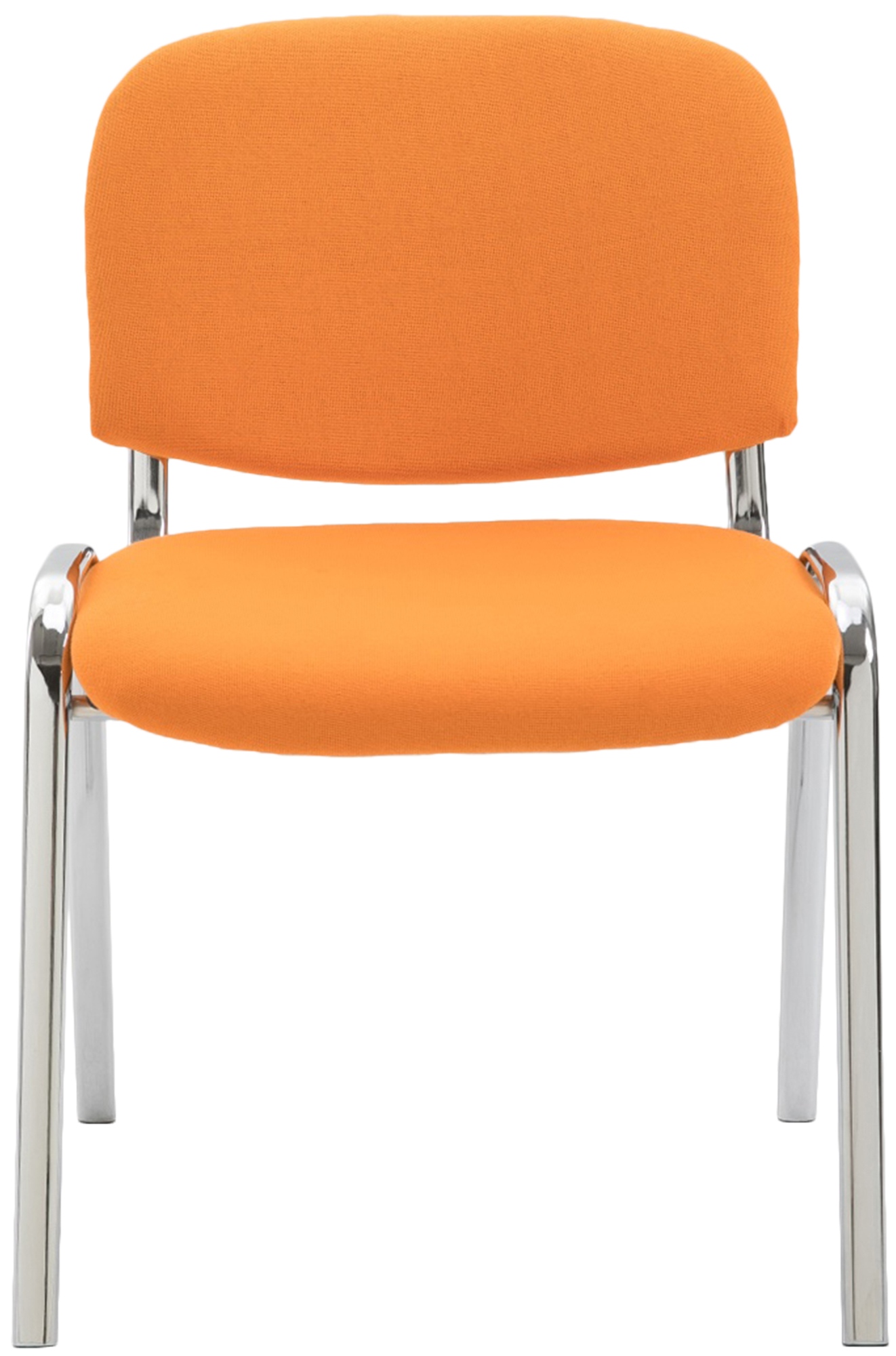 Chaise visiteur Ken support chromé tissu