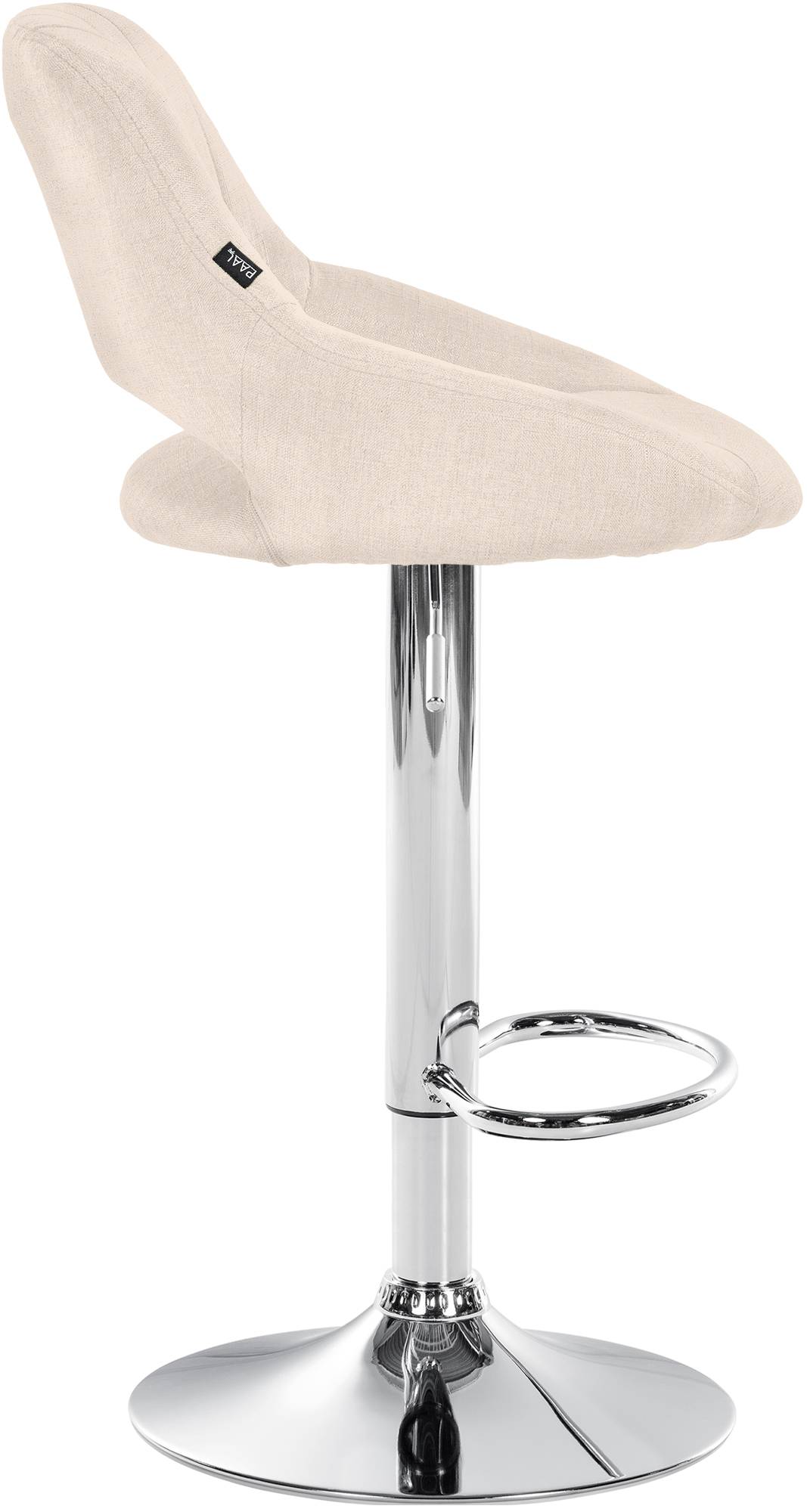 Lot de 2 tabourets de bar Milet en tissu