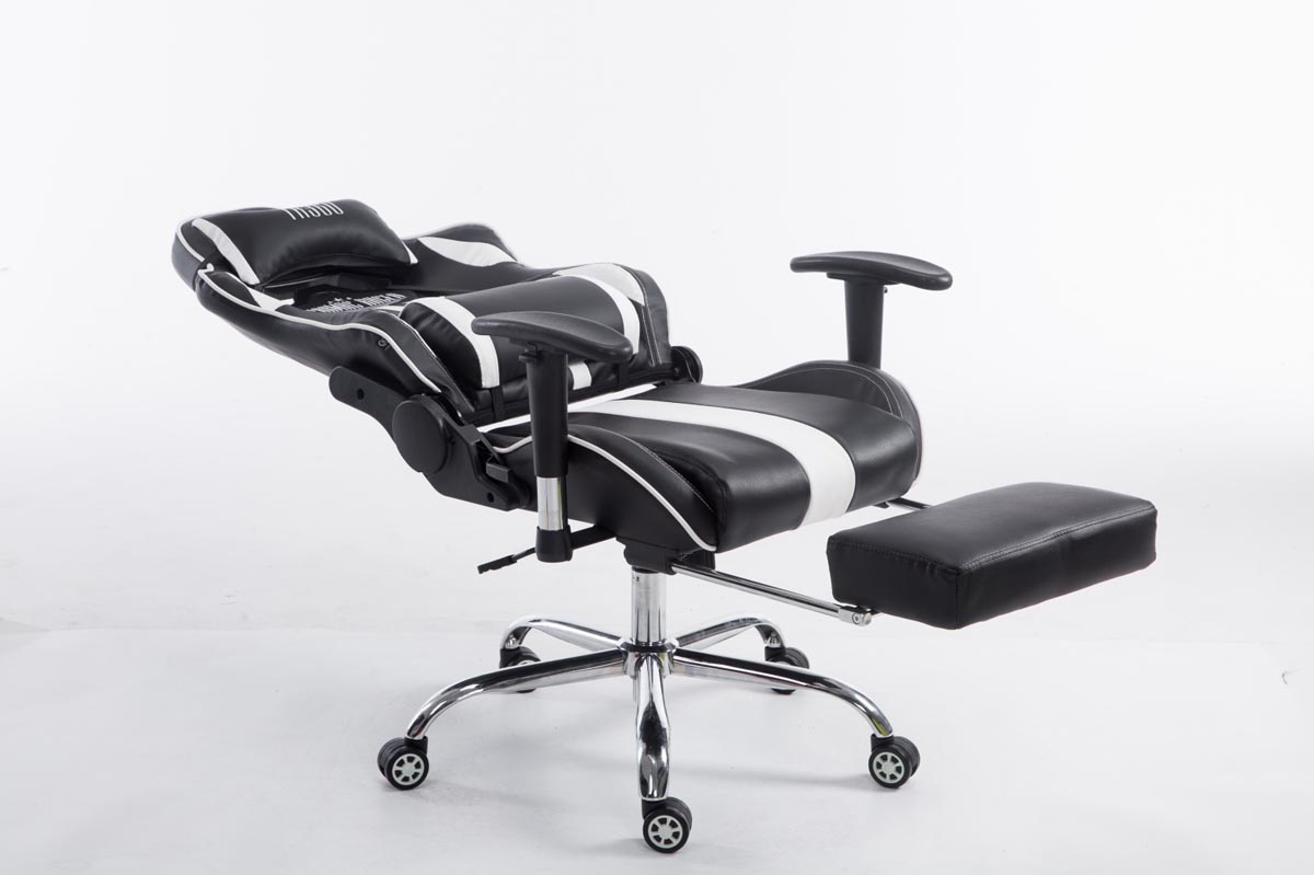 Fauteuil de bureau Limit similicuir avec ou sans Repose-pieds téléscopique