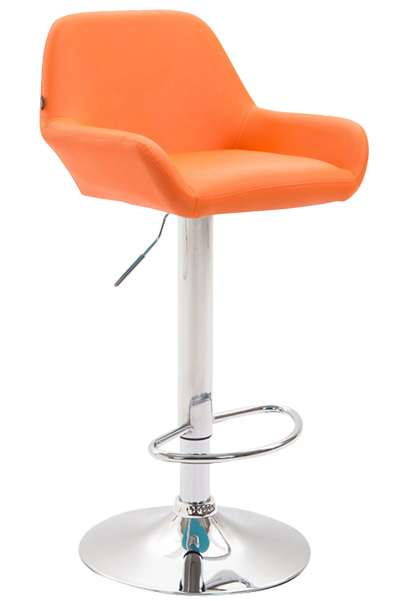 Lot de 2 tabourets de bar Braga en Similicuir