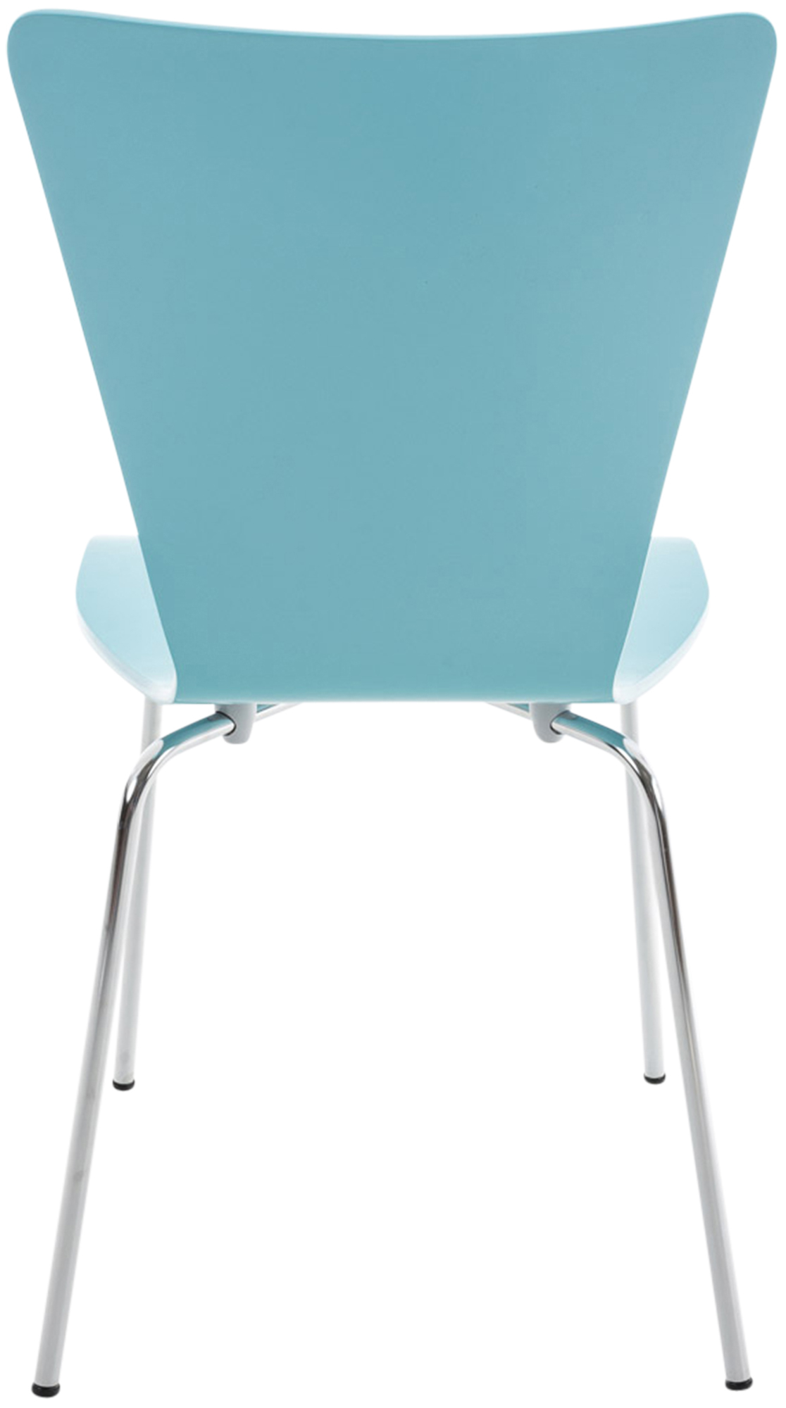 Chaise empilable Aaron Bleu clair