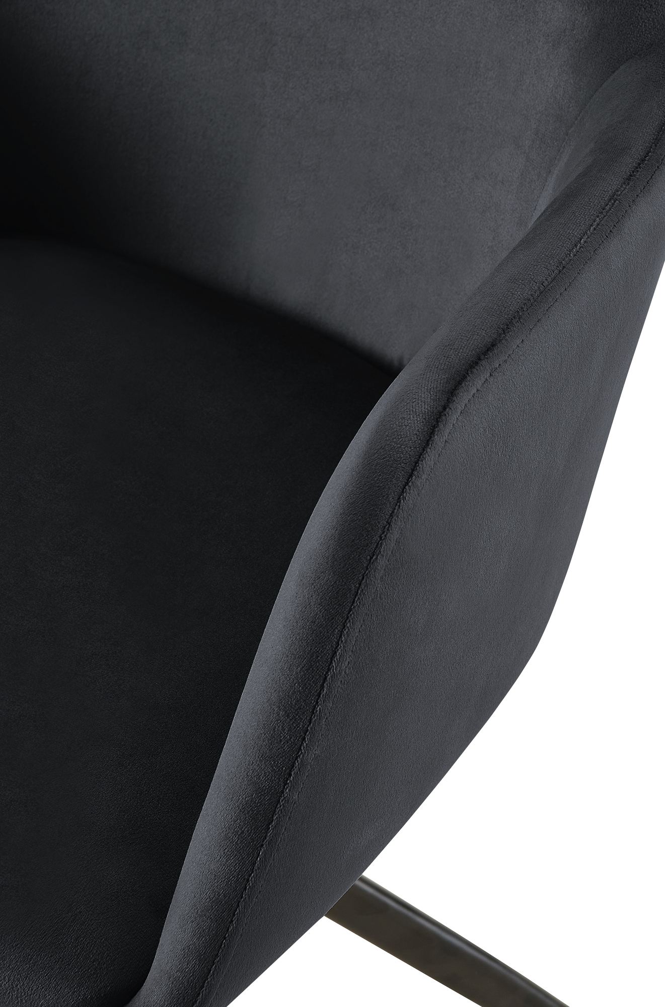 Chaise de salle à manger Olema velours