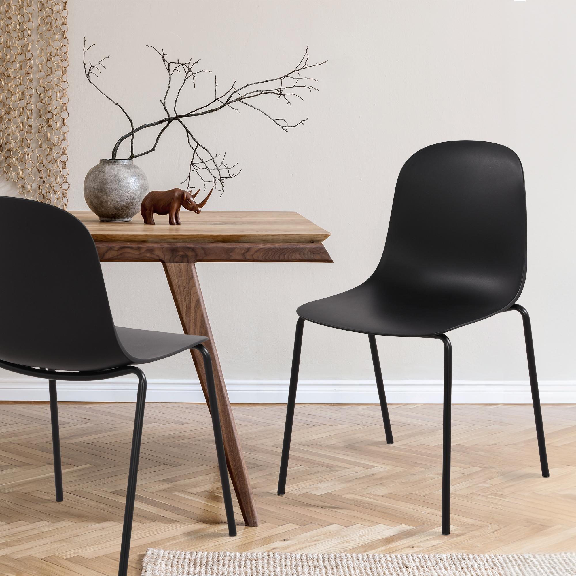 Lot de 2 chaises de jardin Hardin