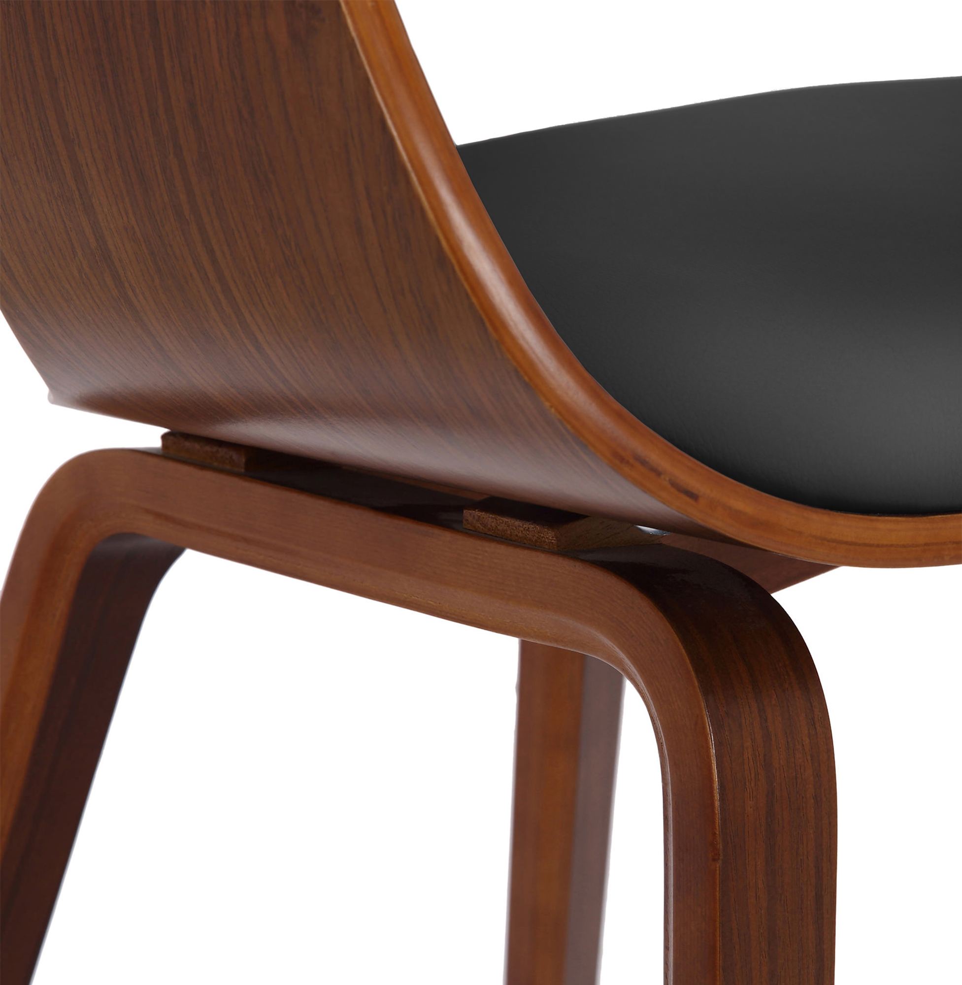 Lot de 2 chaises de salle à manger Kingston en similicuir
