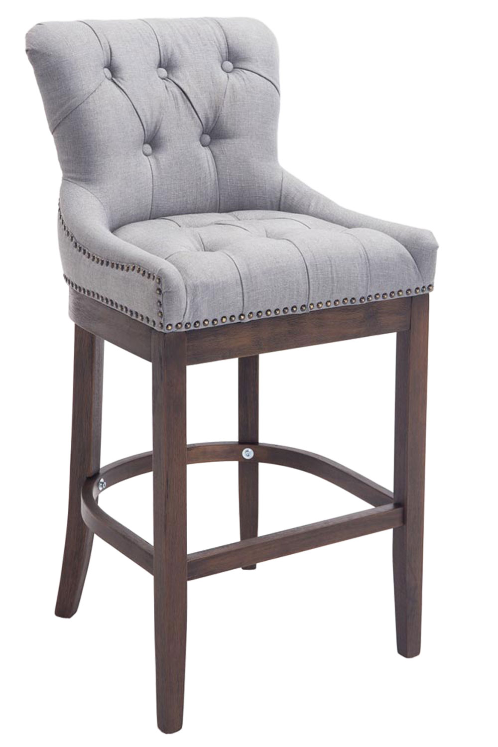 Lot de 2 Tabourets de Bar Lakewood en Tissu