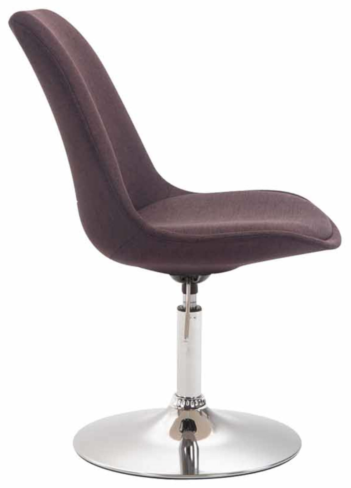 Lot de 4 Chaises de salle à manger Maverick tissu avec pied trompette