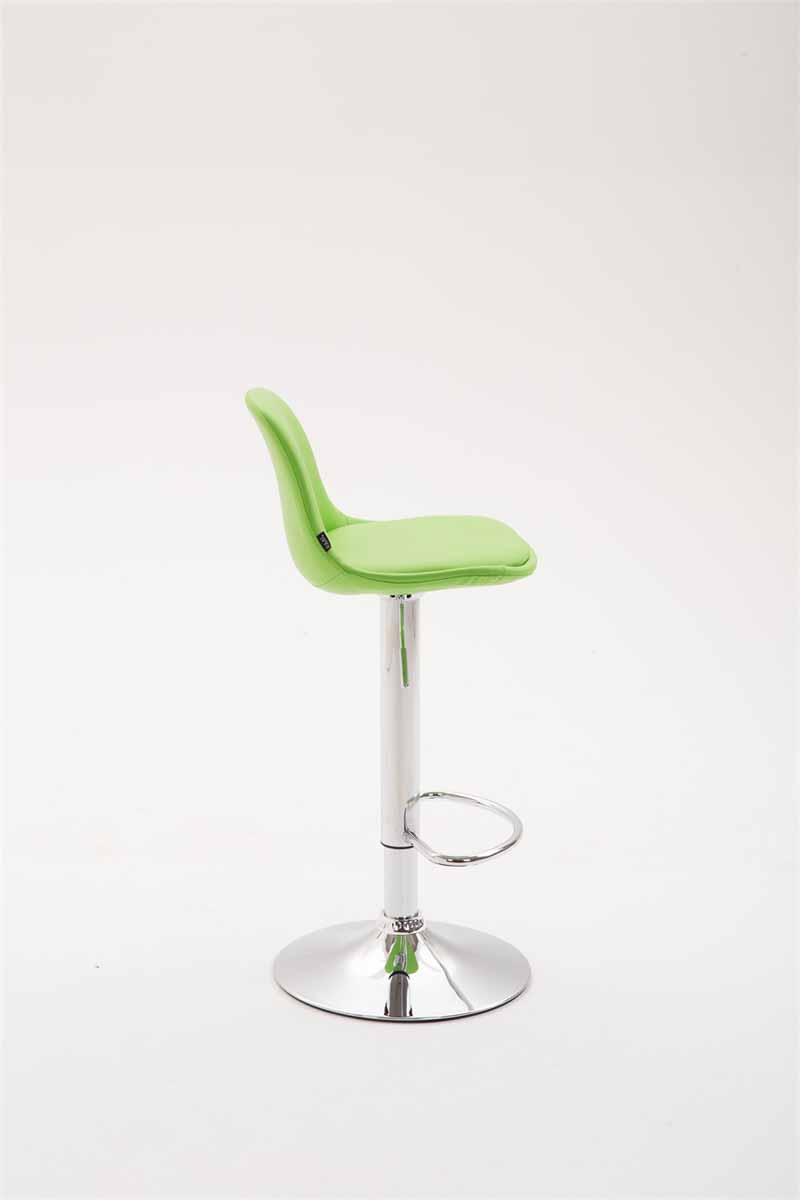 Tabouret de bar  Kiel assise et dossier rembourrés similicuir