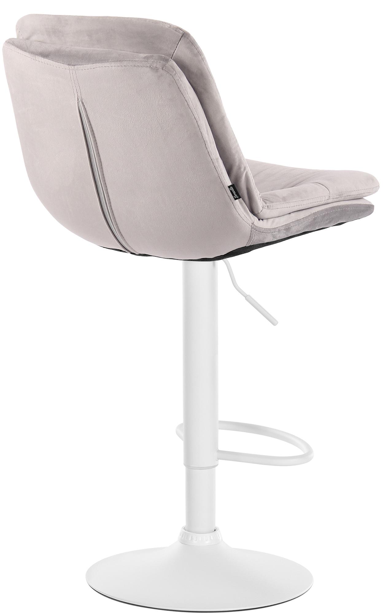 Tabouret de bar Laurel velours