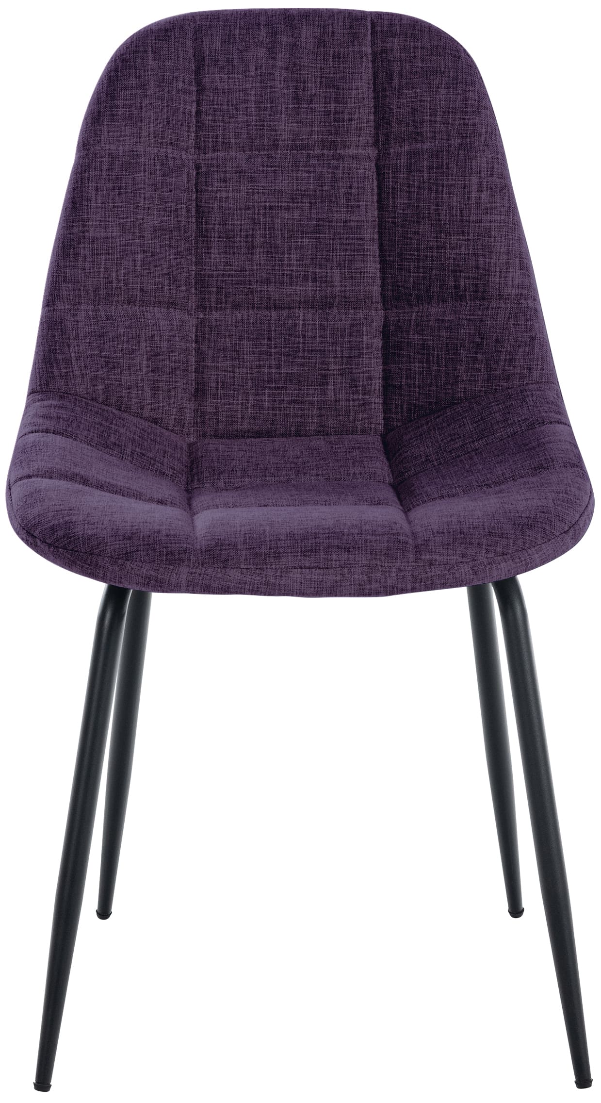 Chaise de salle à manger Tom avec Pieds en métal noir