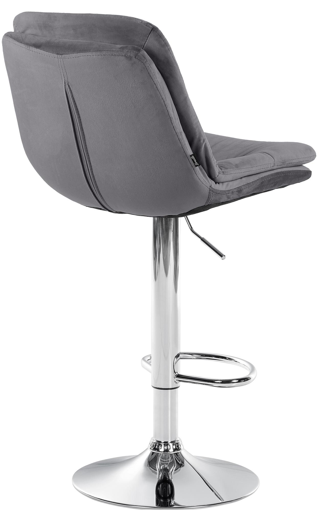 Tabouret de bar Laurel velours
