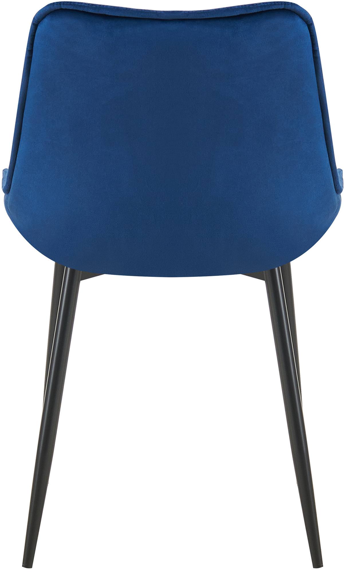 Lot de 2 chaises de salle à manger Wallace velours
