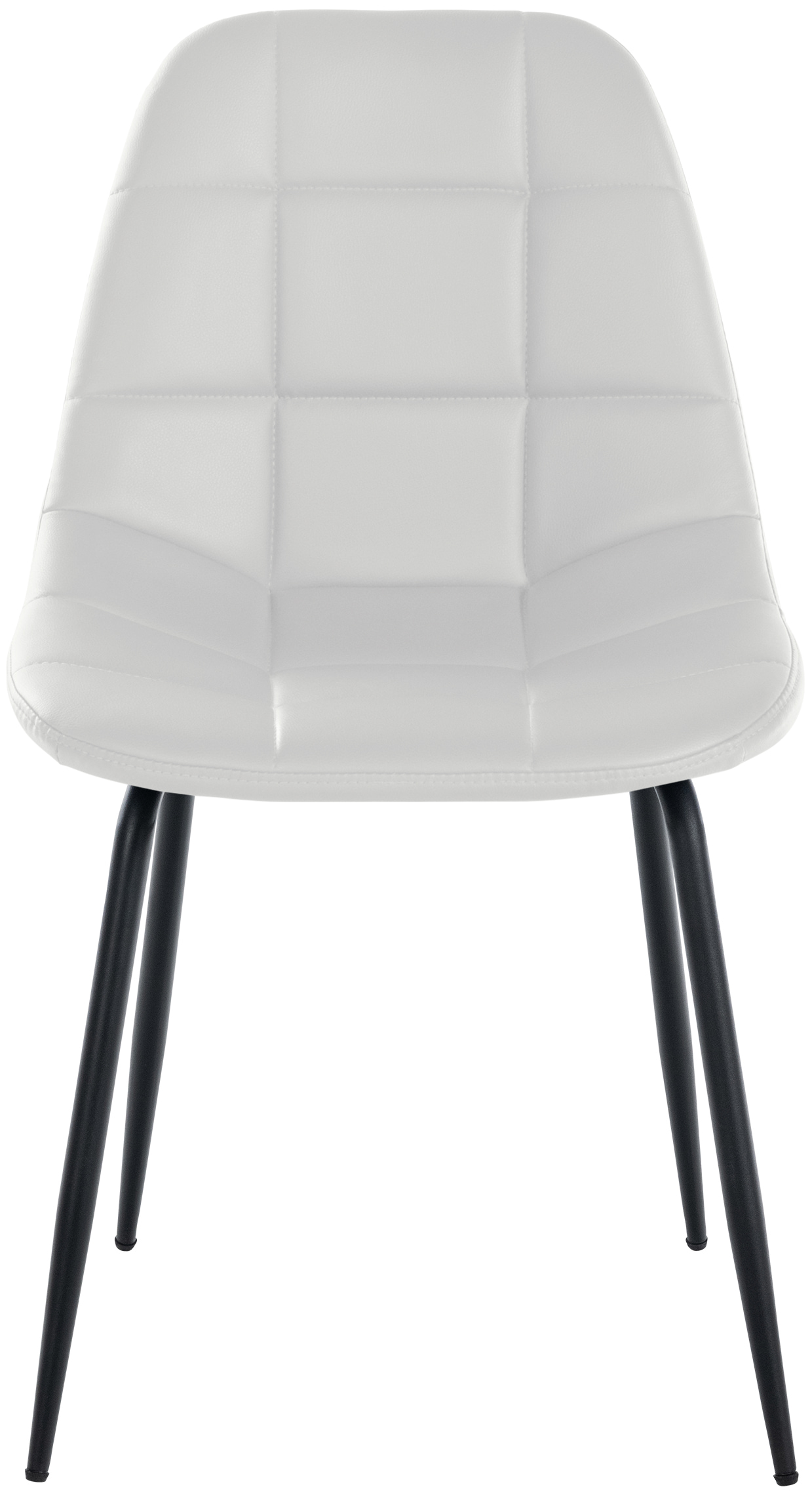 Chaise de salle à manger Tom avec Pieds en métal noir