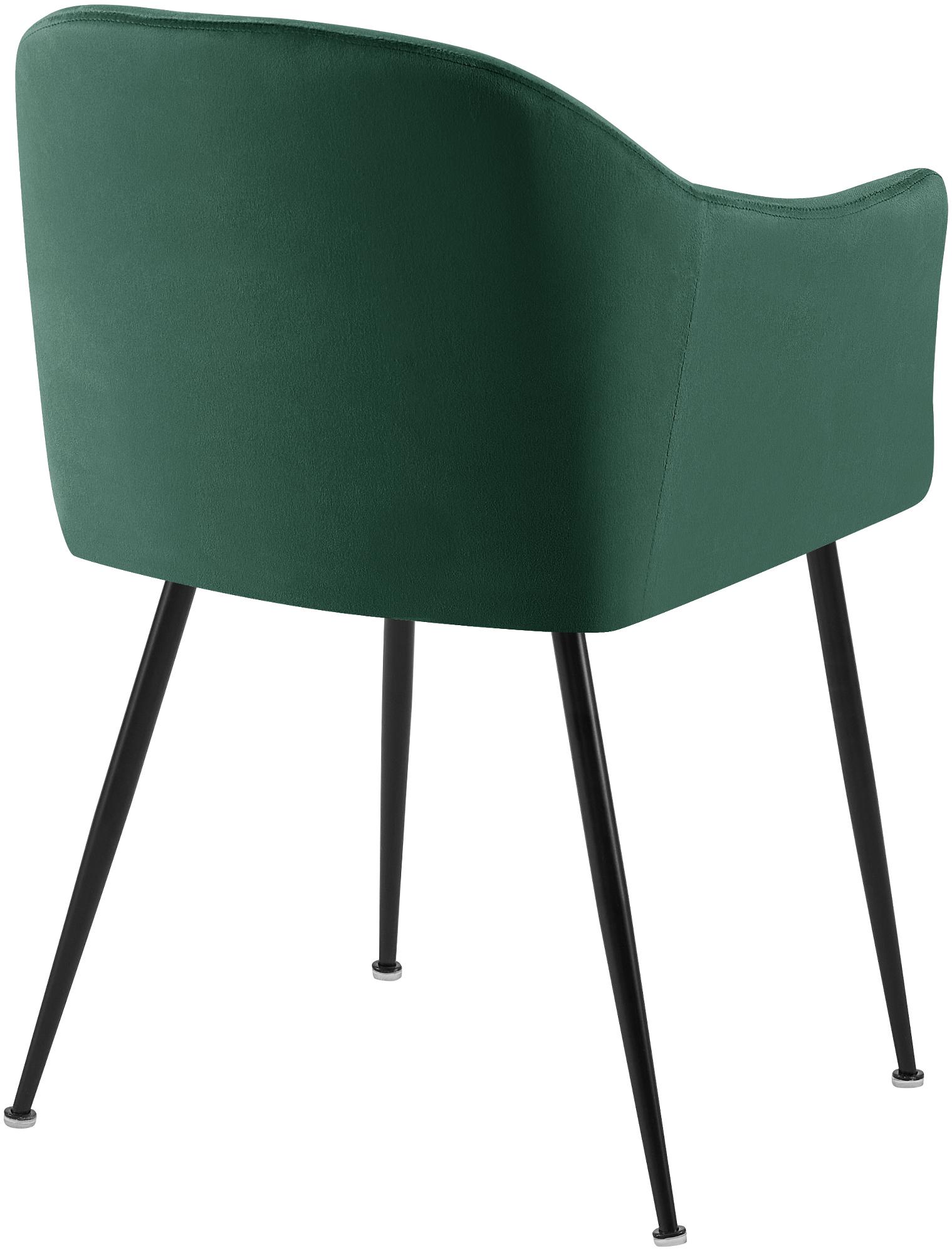 Chaise de salle à manger Jaysie velours