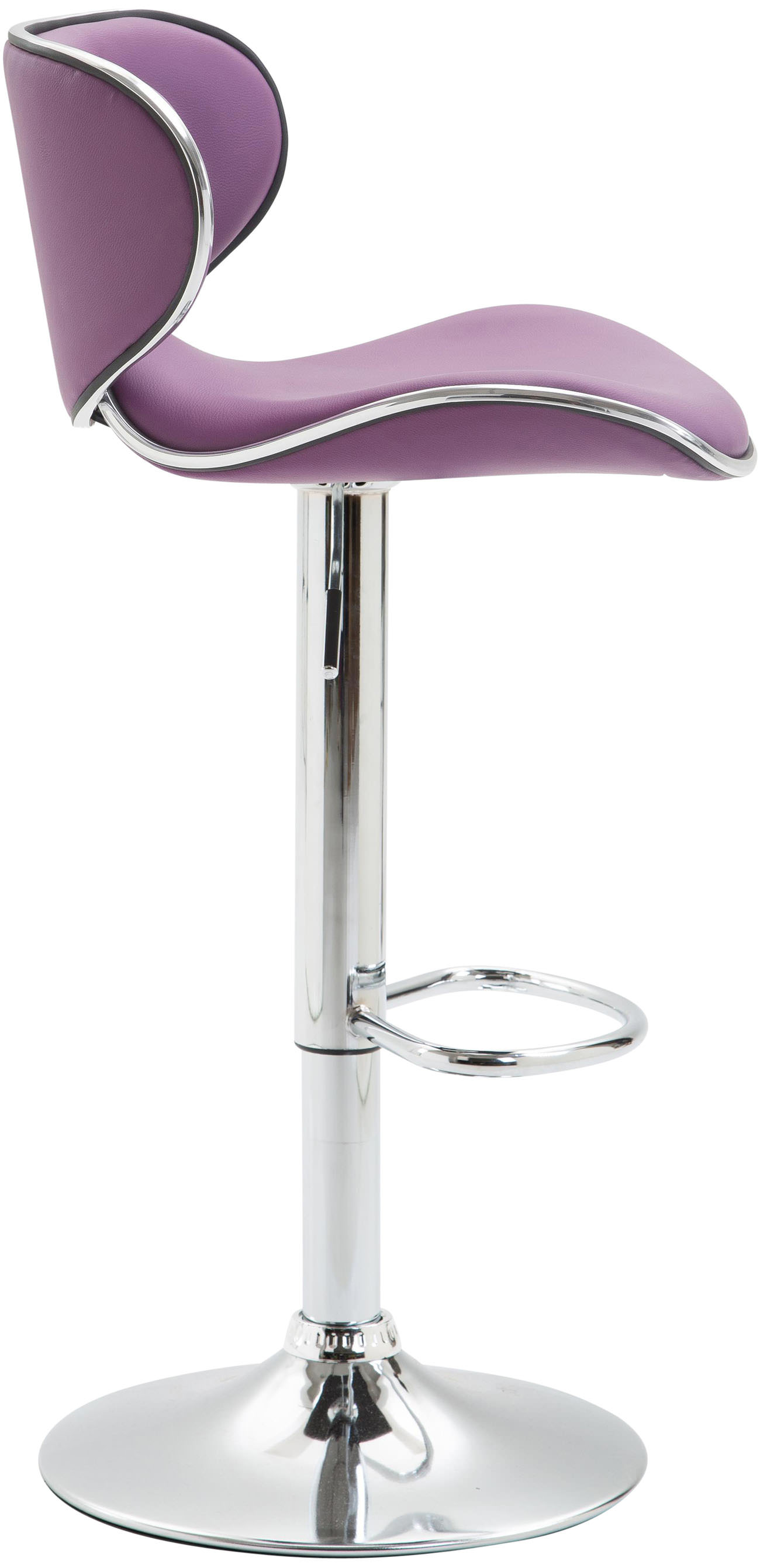 Tabouret de bar Las Vegas V2 similicuir avec pied en métal