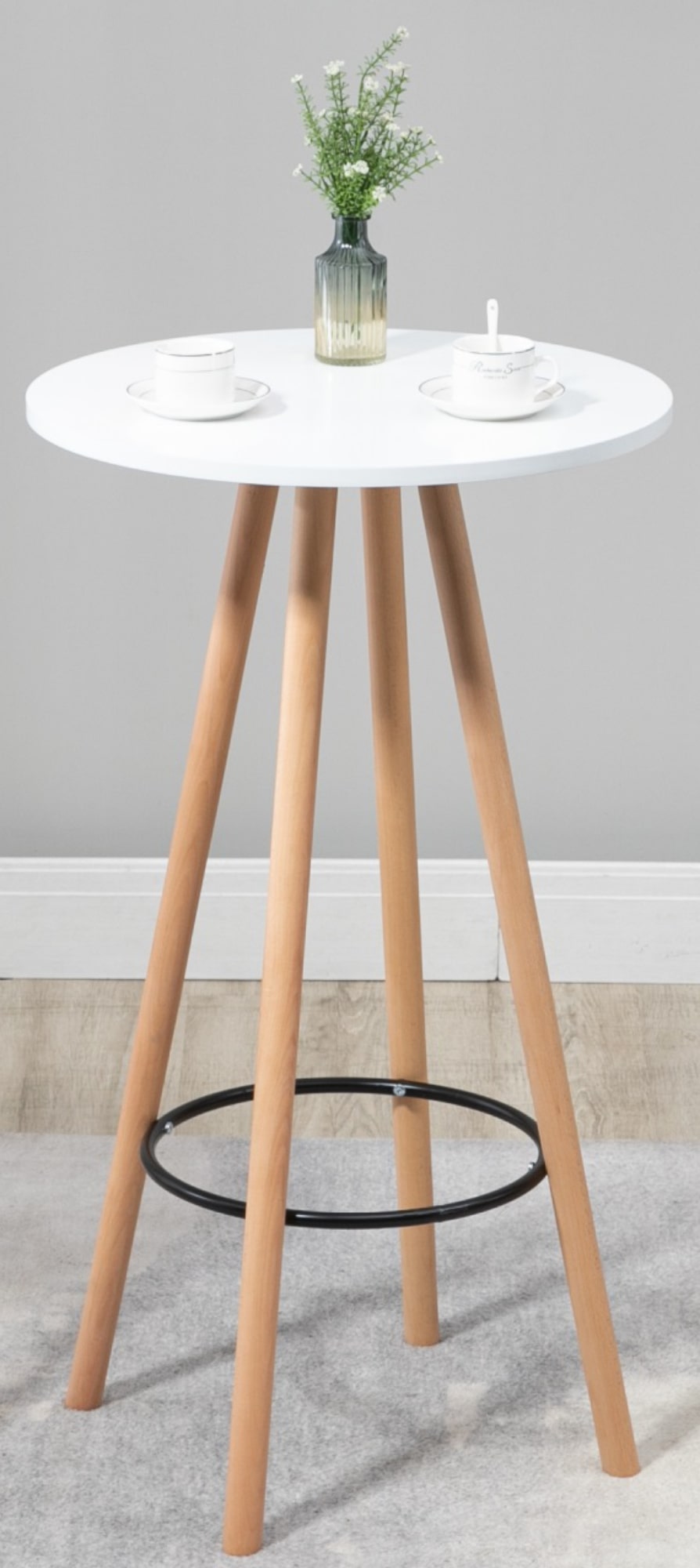 Table haute de bar Livia en Bois