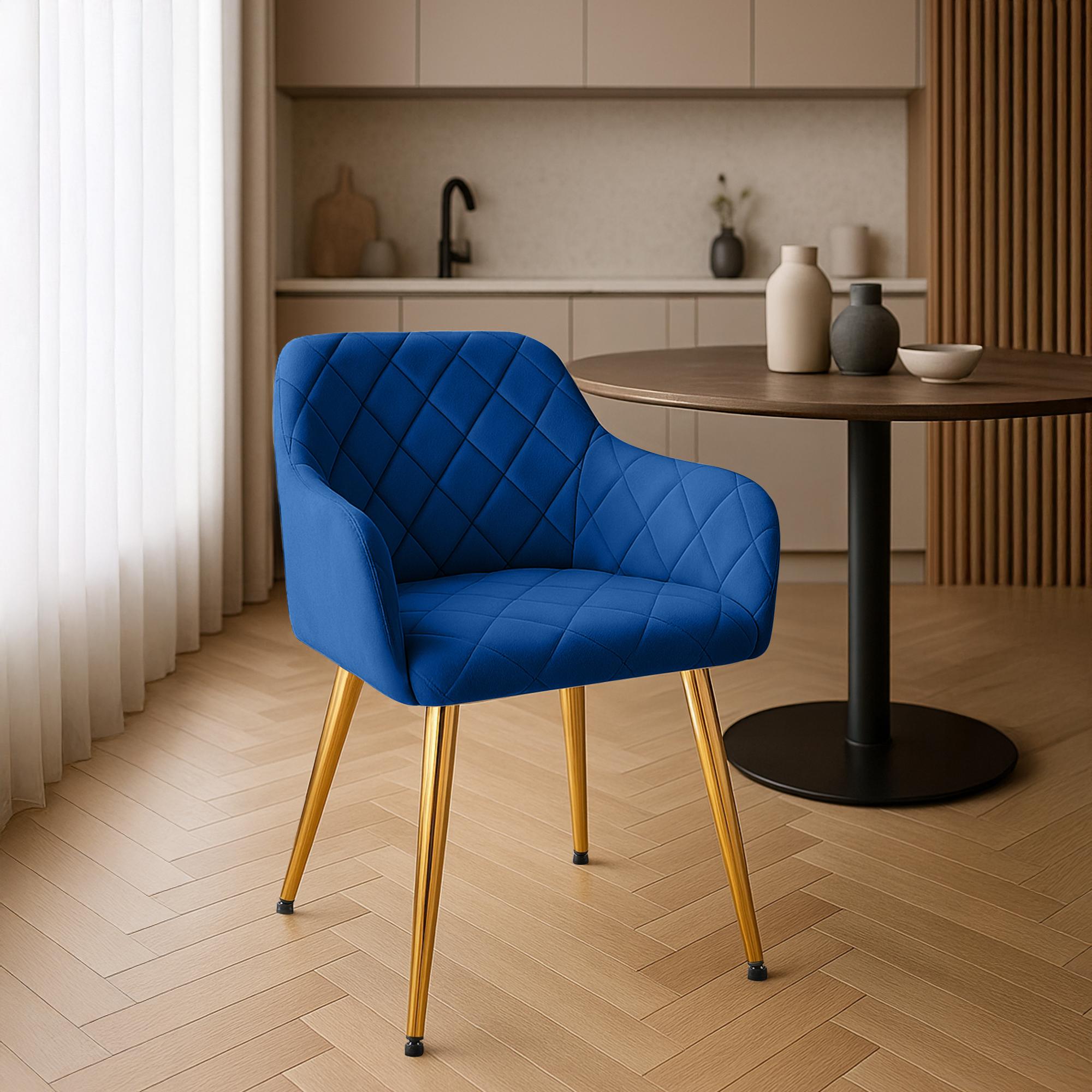 Chaise de salle à manger Monett Velours