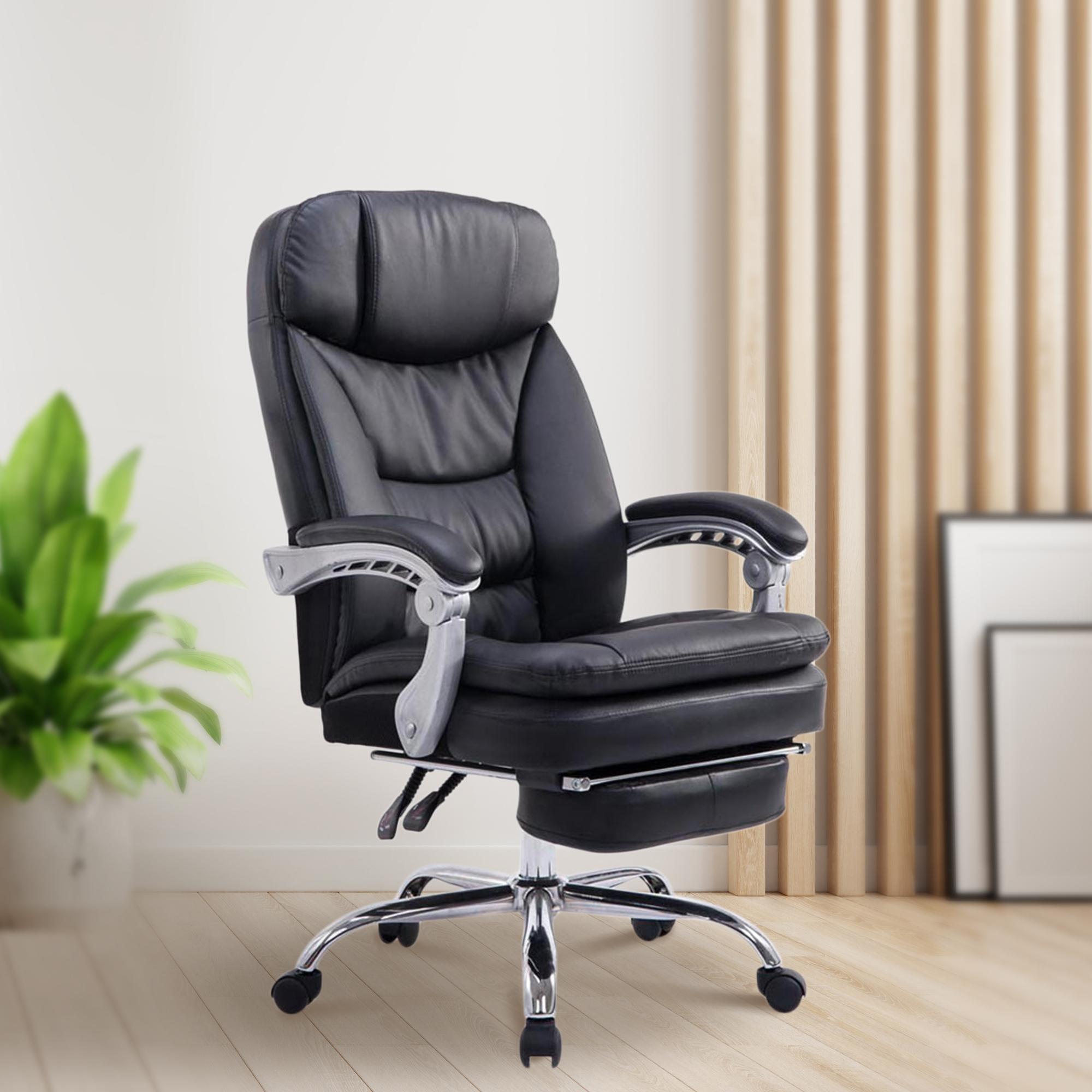 Chaise de bureau XL Troy en similicuir