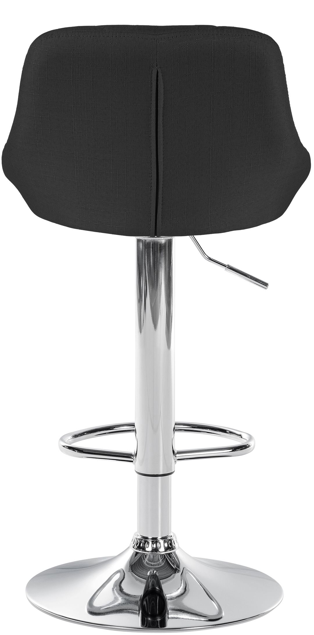 Tabouret de bar Lazio en Tissu Hauteur réglable siège pivotant
