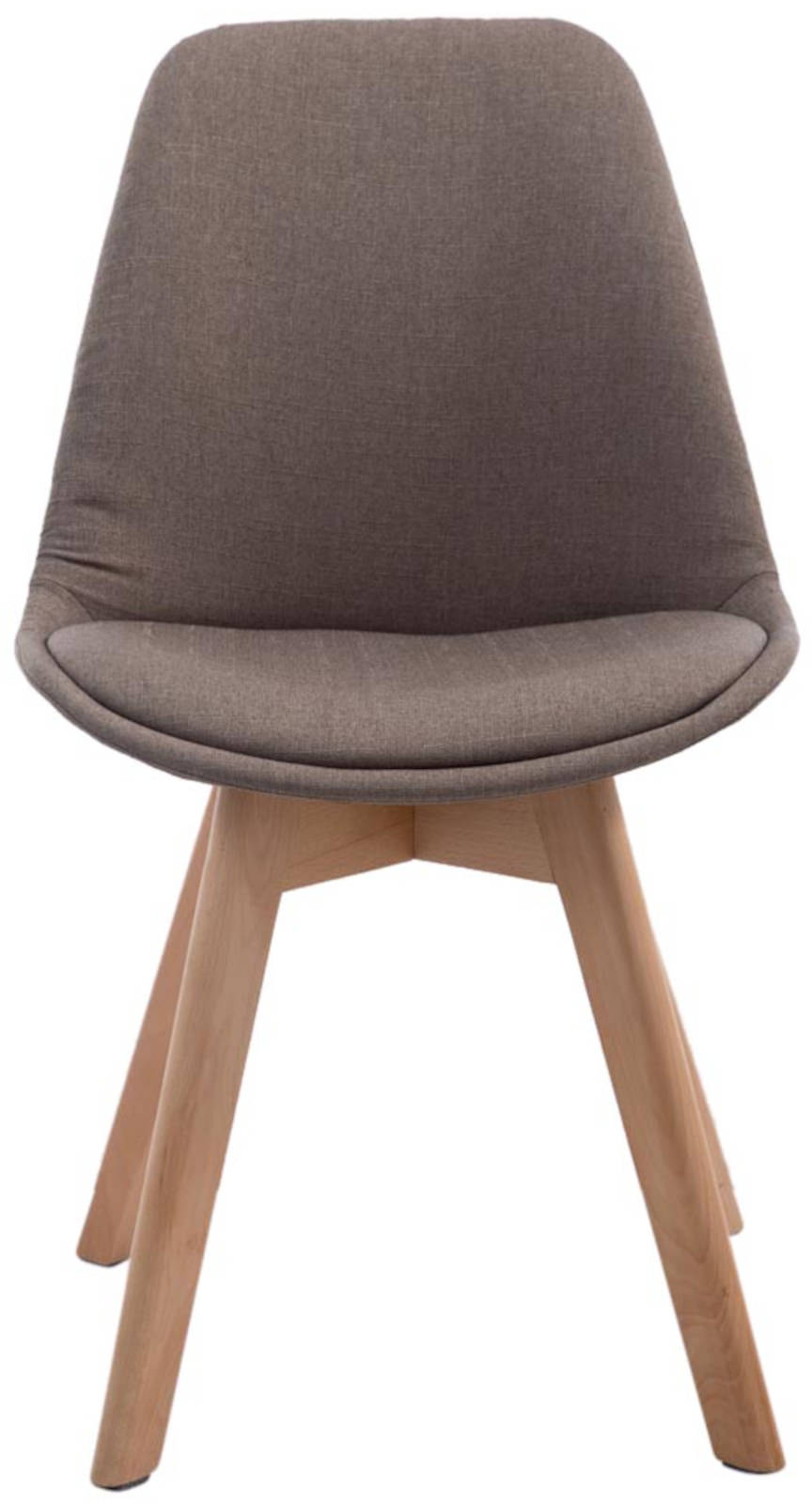 Lot de 4 chaises de salle à manger Borneo V2 en Tissu