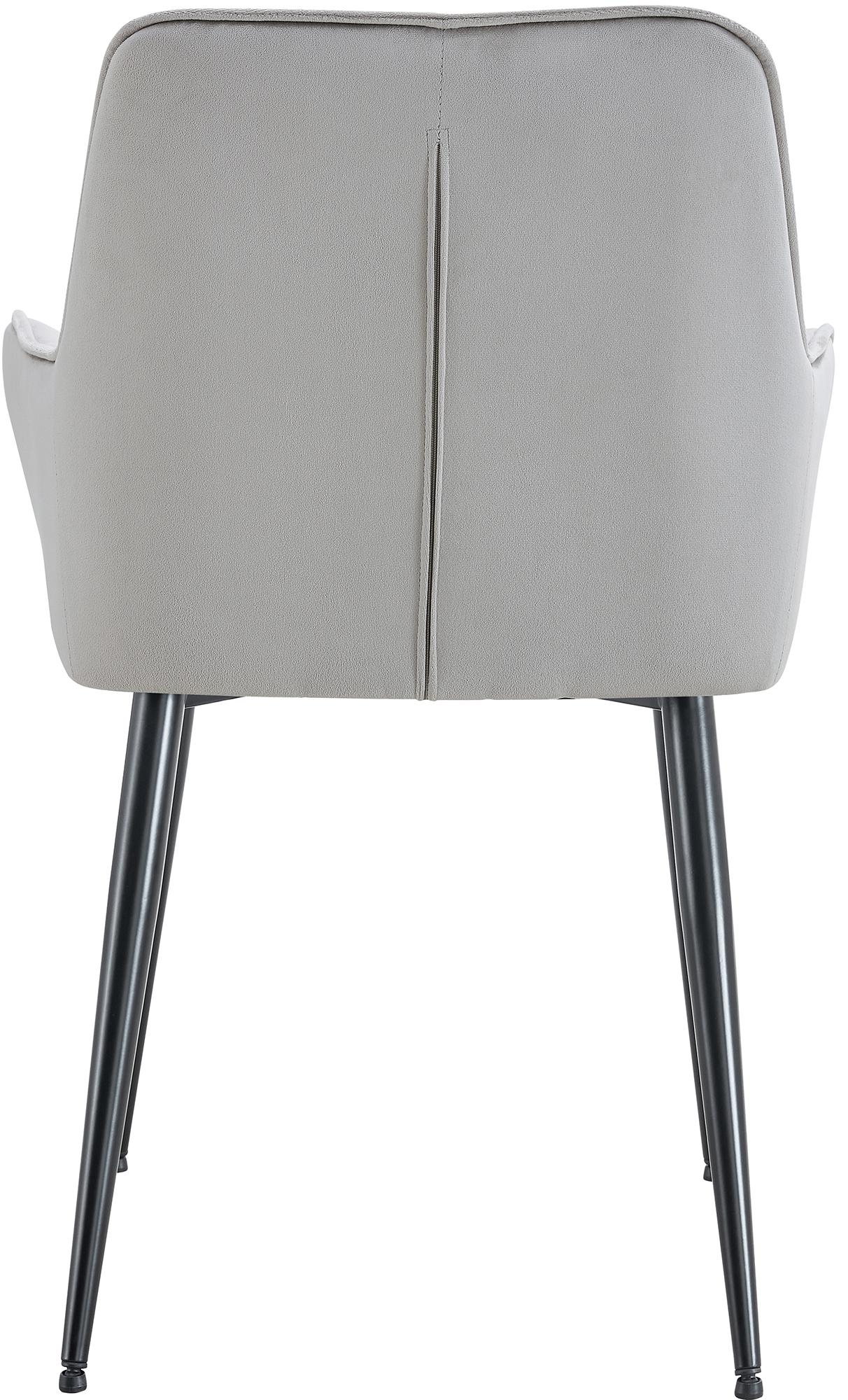Lot de 2 chaises de salle à manger Ferndale velours