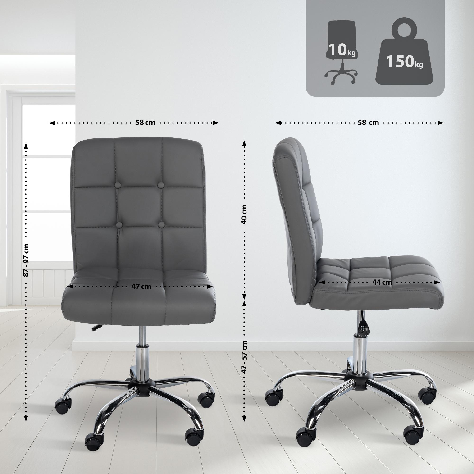 Chaise de bureau Trenton similicuir