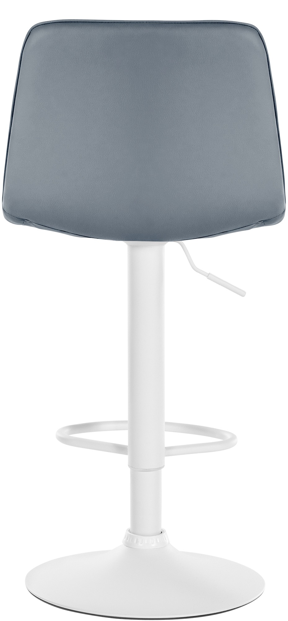 Tabouret de bar Lex en Similicuir Pied trompette en Métal