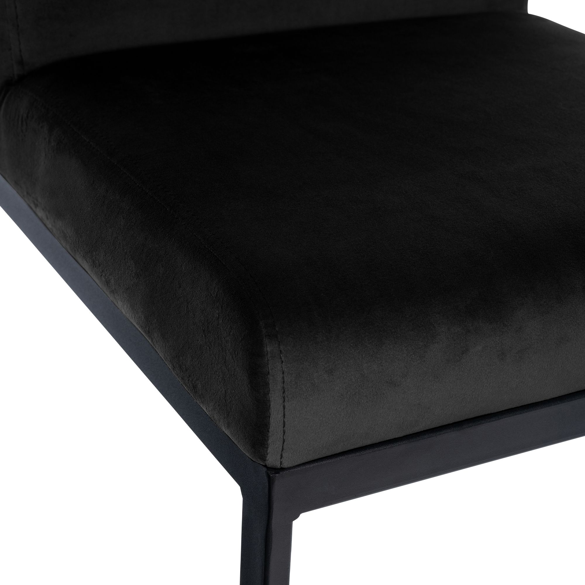 Lot de 2 tabourets de bar Hopewell en velours