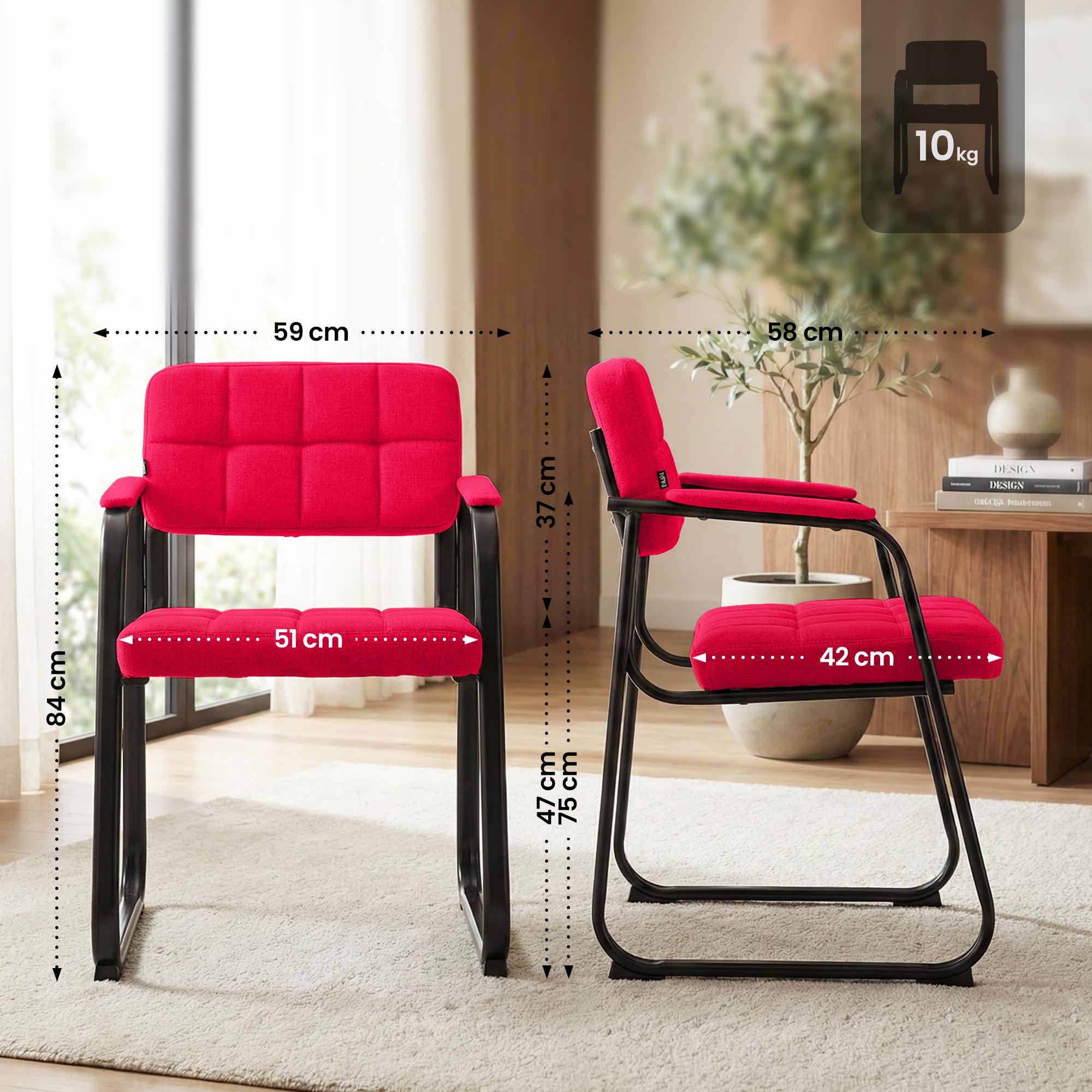 Chaise Visiteur Canada B Tissu