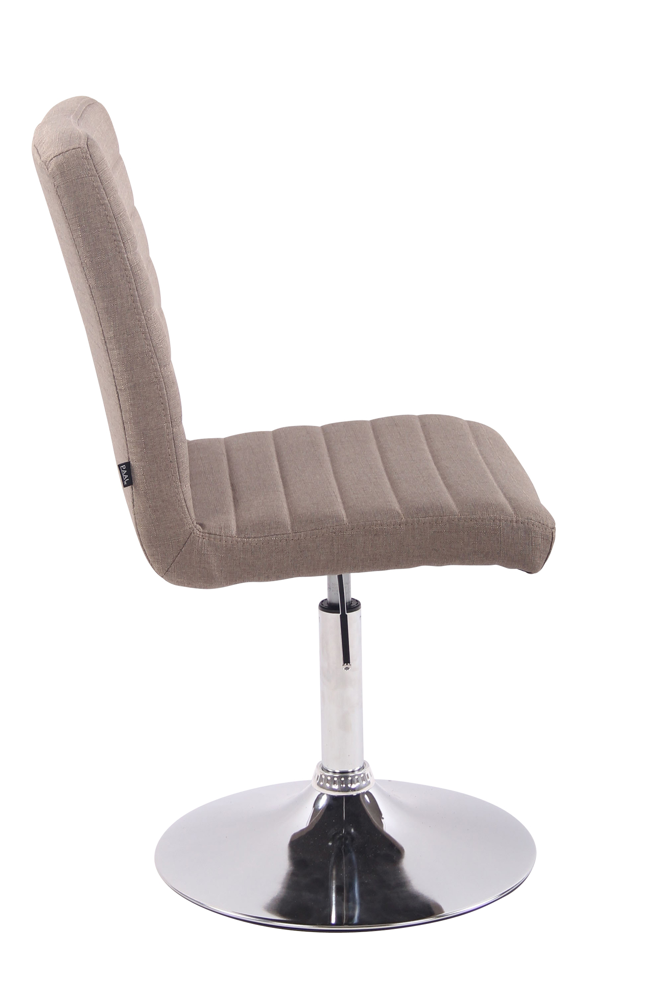 Chaise de salle à manger Elvas tissu avec pied trompette