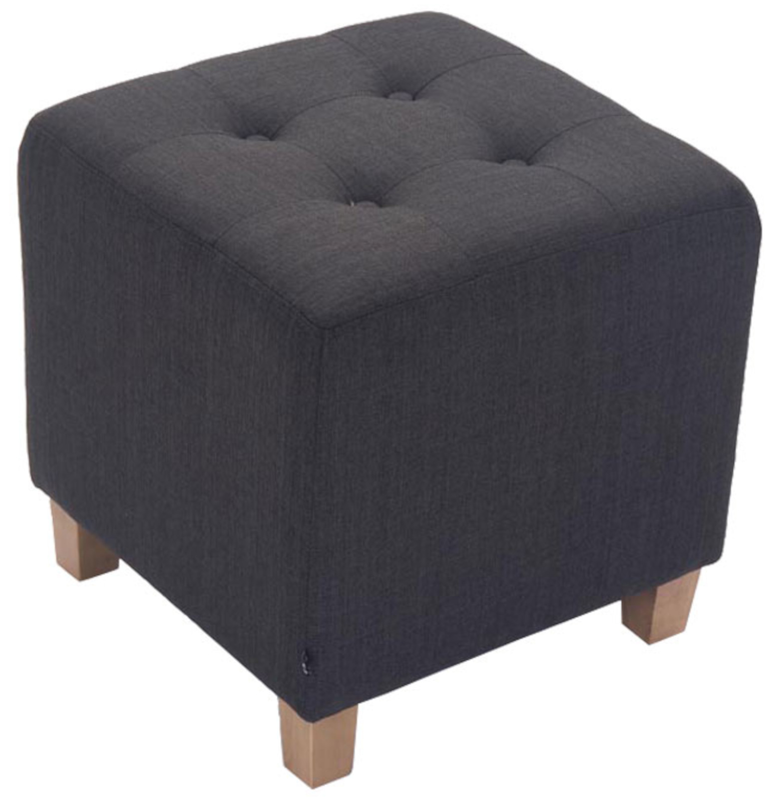 Lot de 2 tabourets bas Pharao en tissu