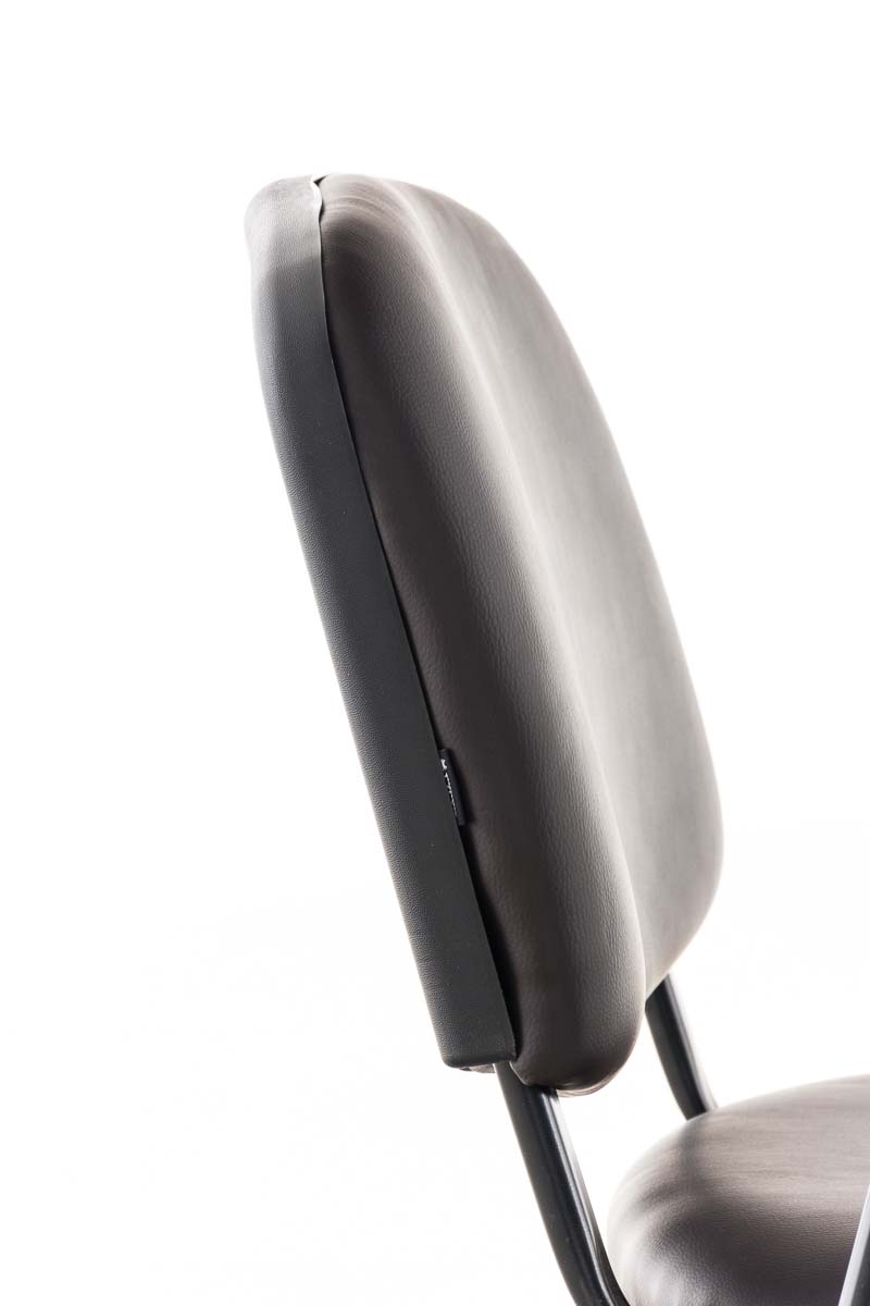 Chaise Ken en similicuir avec tablette rabattable