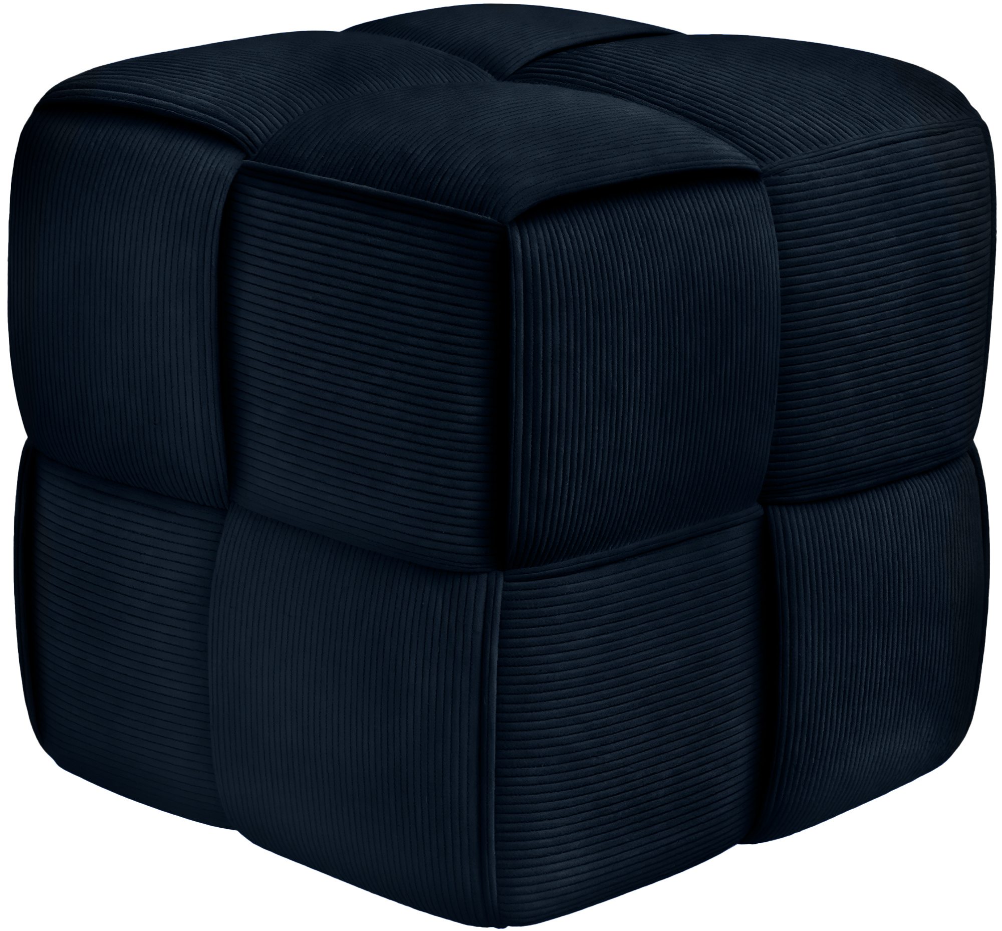 Tabouret en velours côtelé Forinta confortable et design